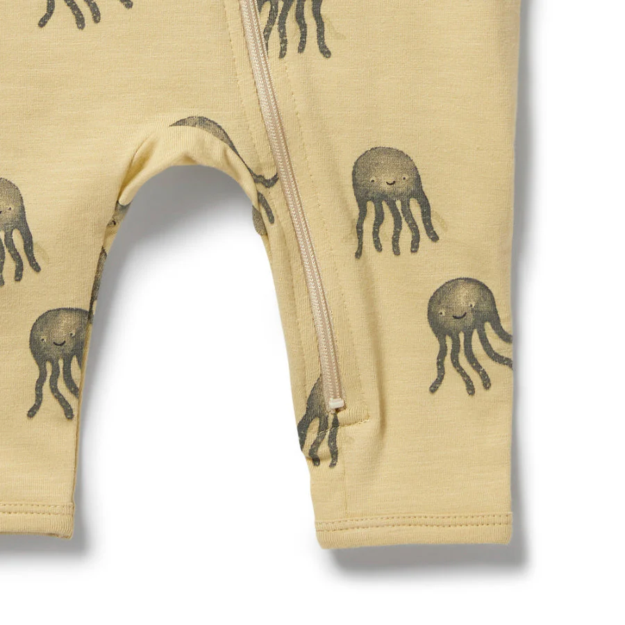 Organic Zipsuit - Ollie Octopus - Image 4