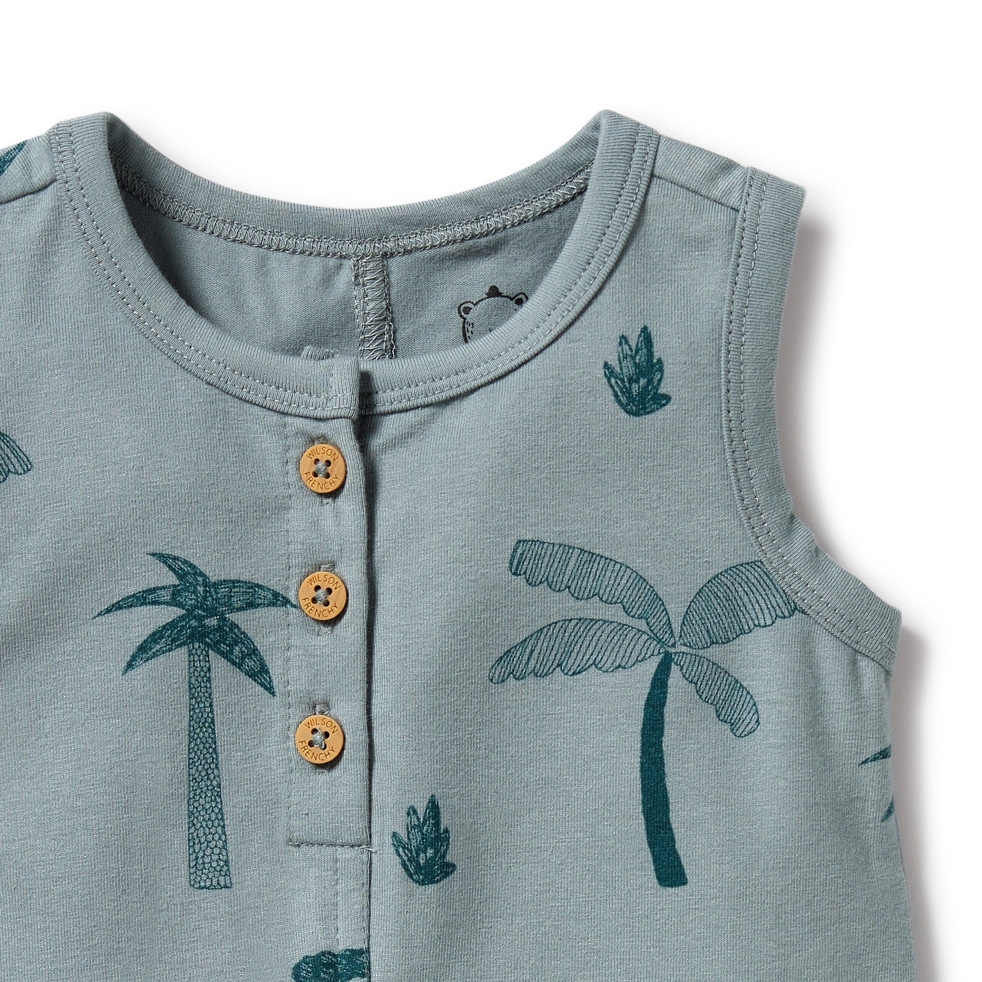 Palm Days Organic Henley Growsuit - Image 3