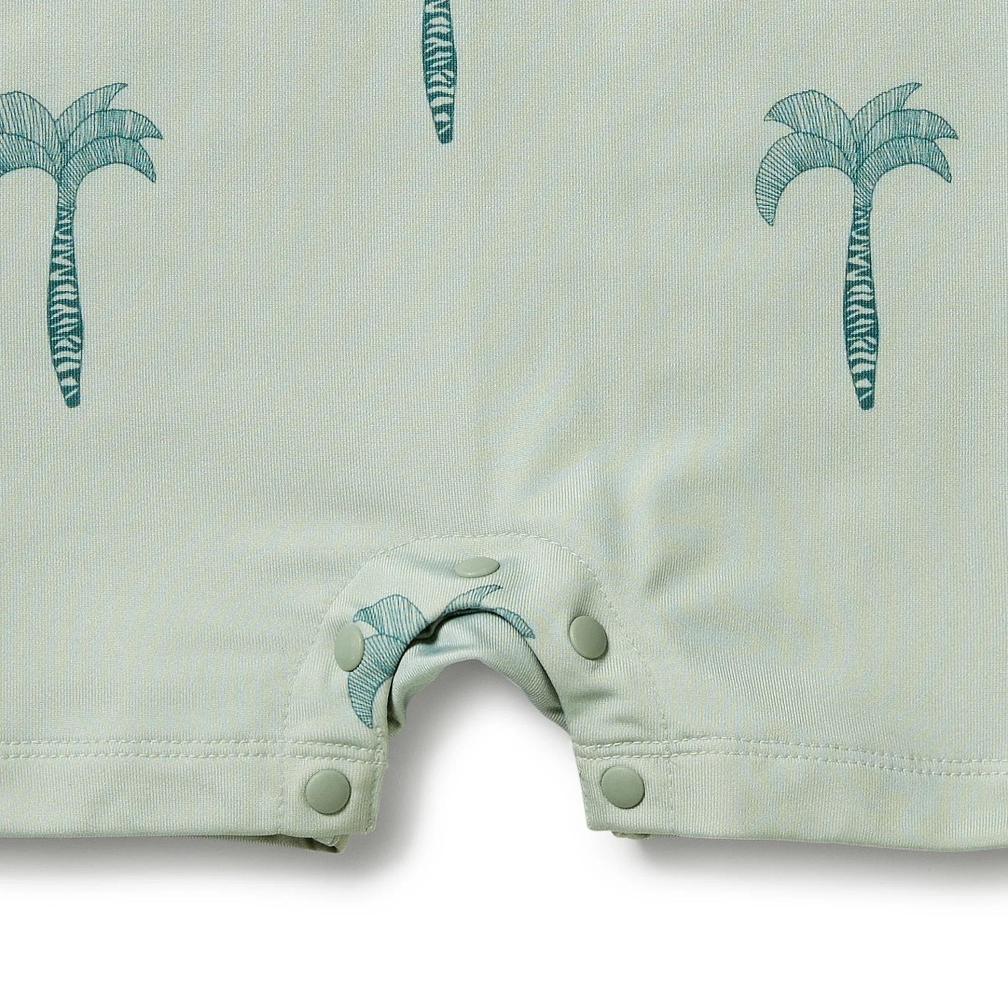 Palm Tree One Piece Boyleg Swimsuit - Image 3
