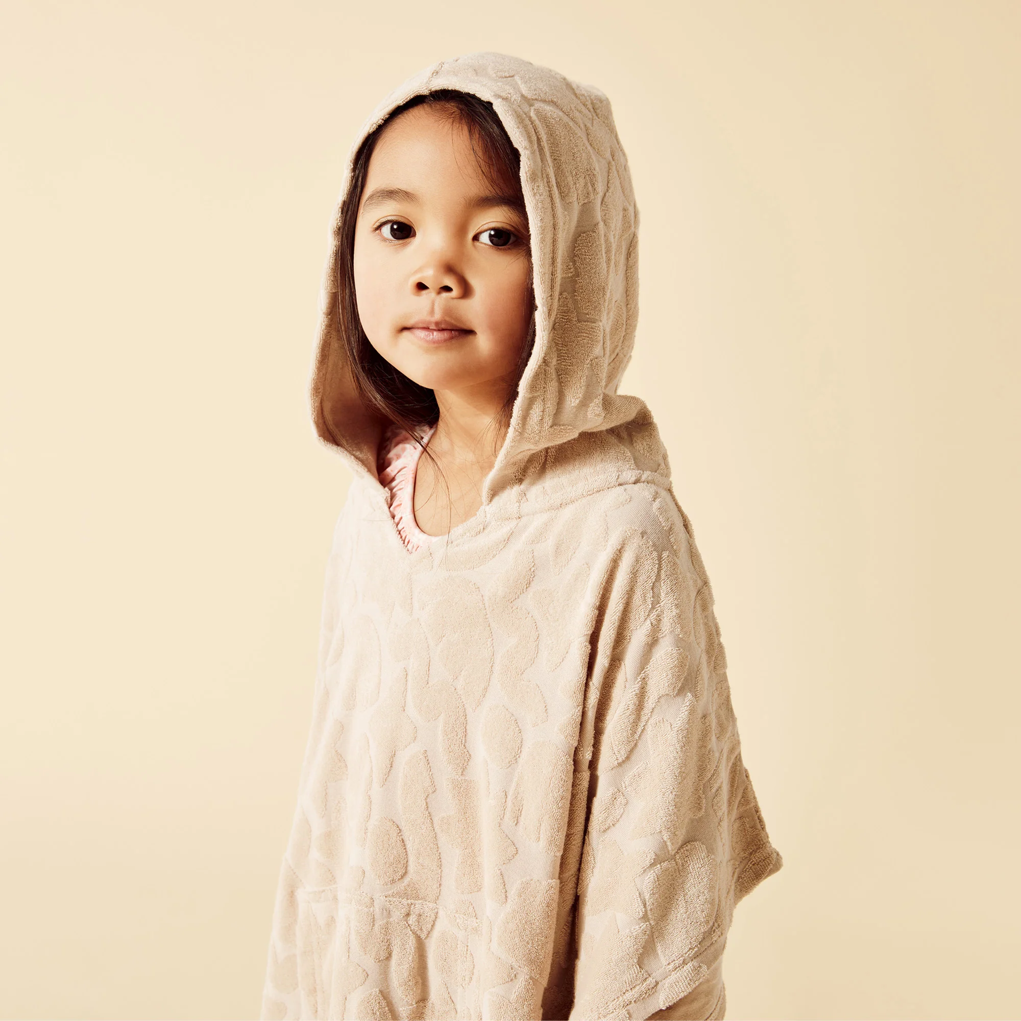 Wilson and Frenchy Pattern Play Organic Terry Hooded Poncho - Image 6