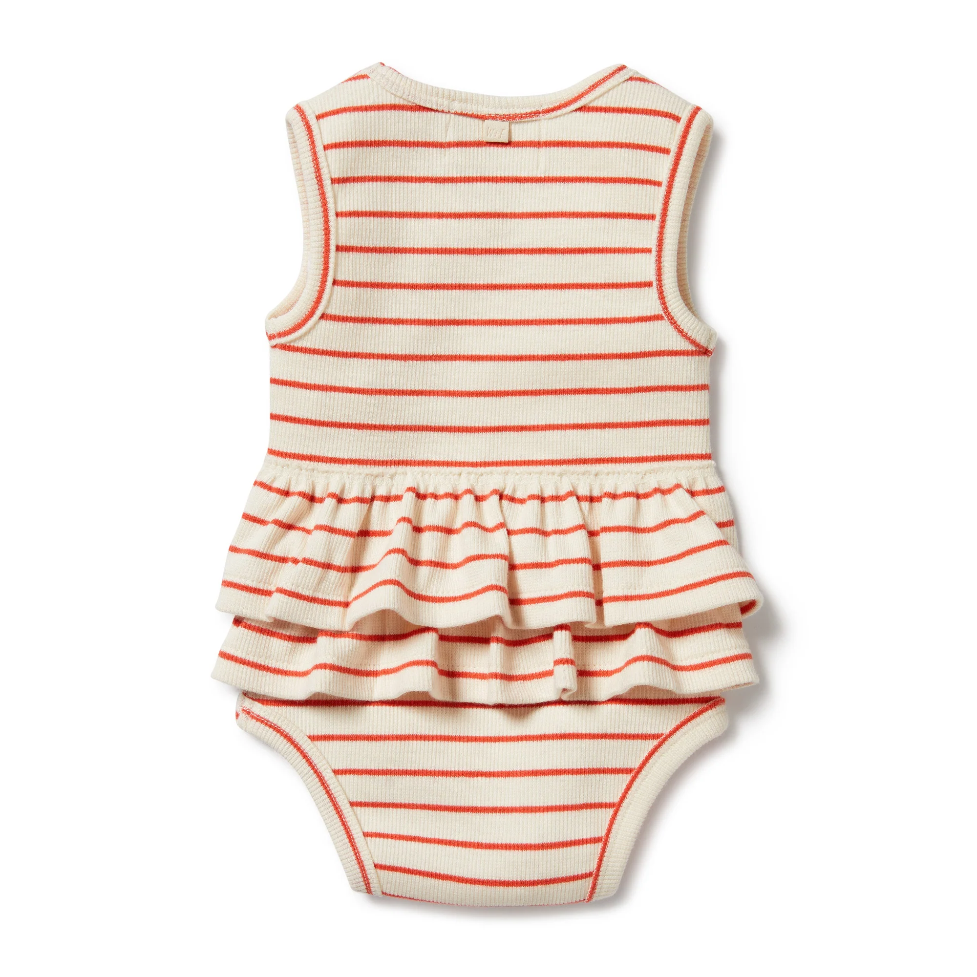 Petit Rouge Organic Ruffle Bodysuit - Image 3