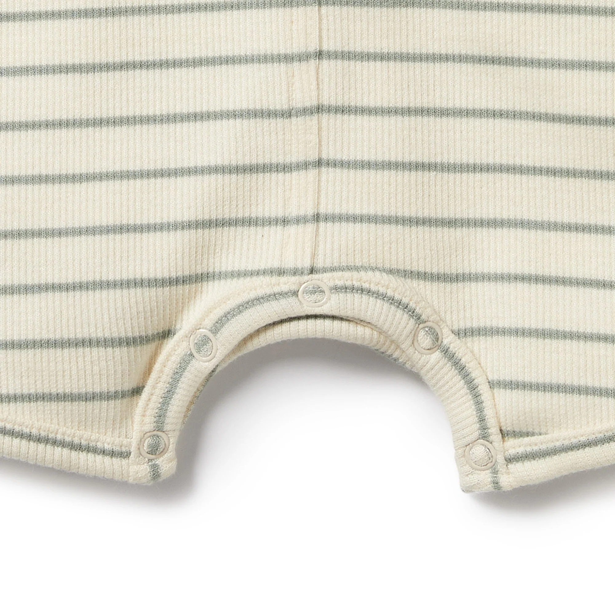 Petit Sage Organic Henley Growsuit - Image 3