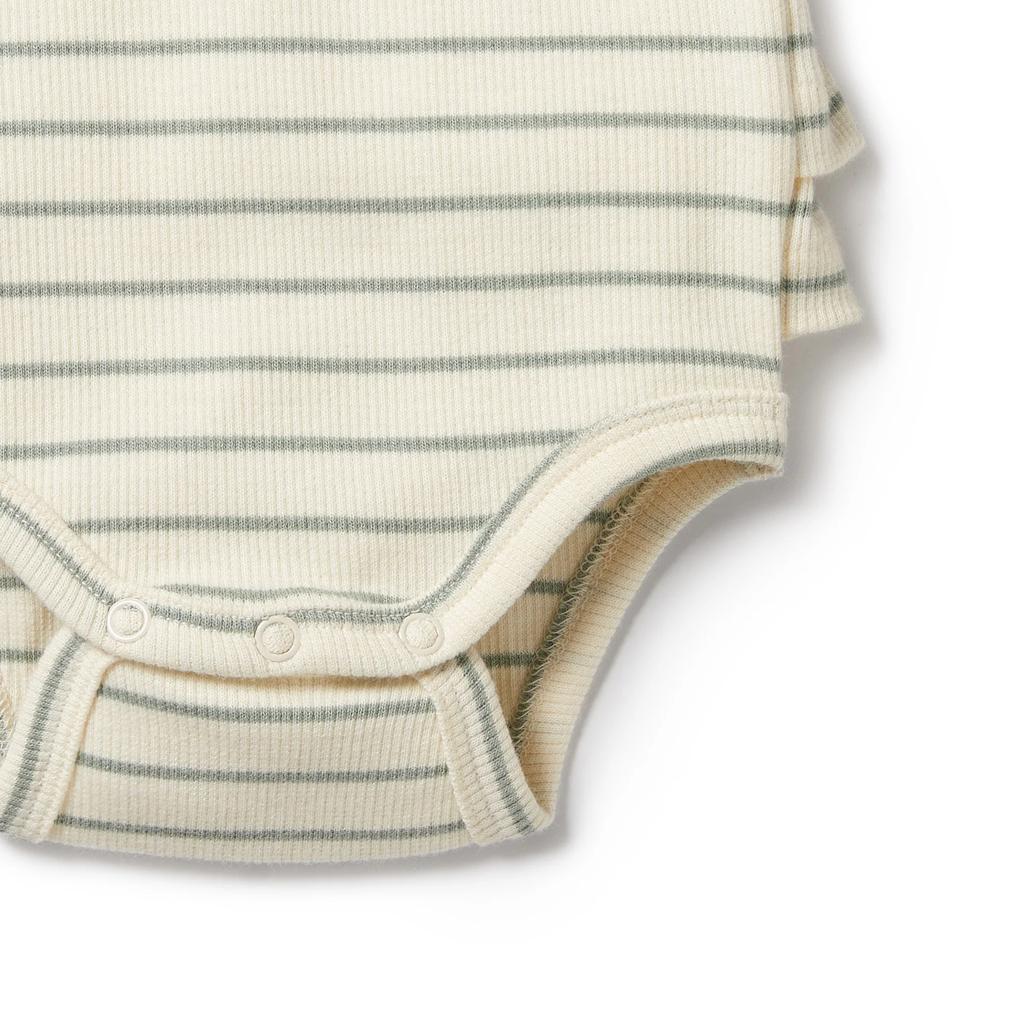 Wilson and Frenchy Petit Sage Organic Ruffle Bodysuit - Image 5