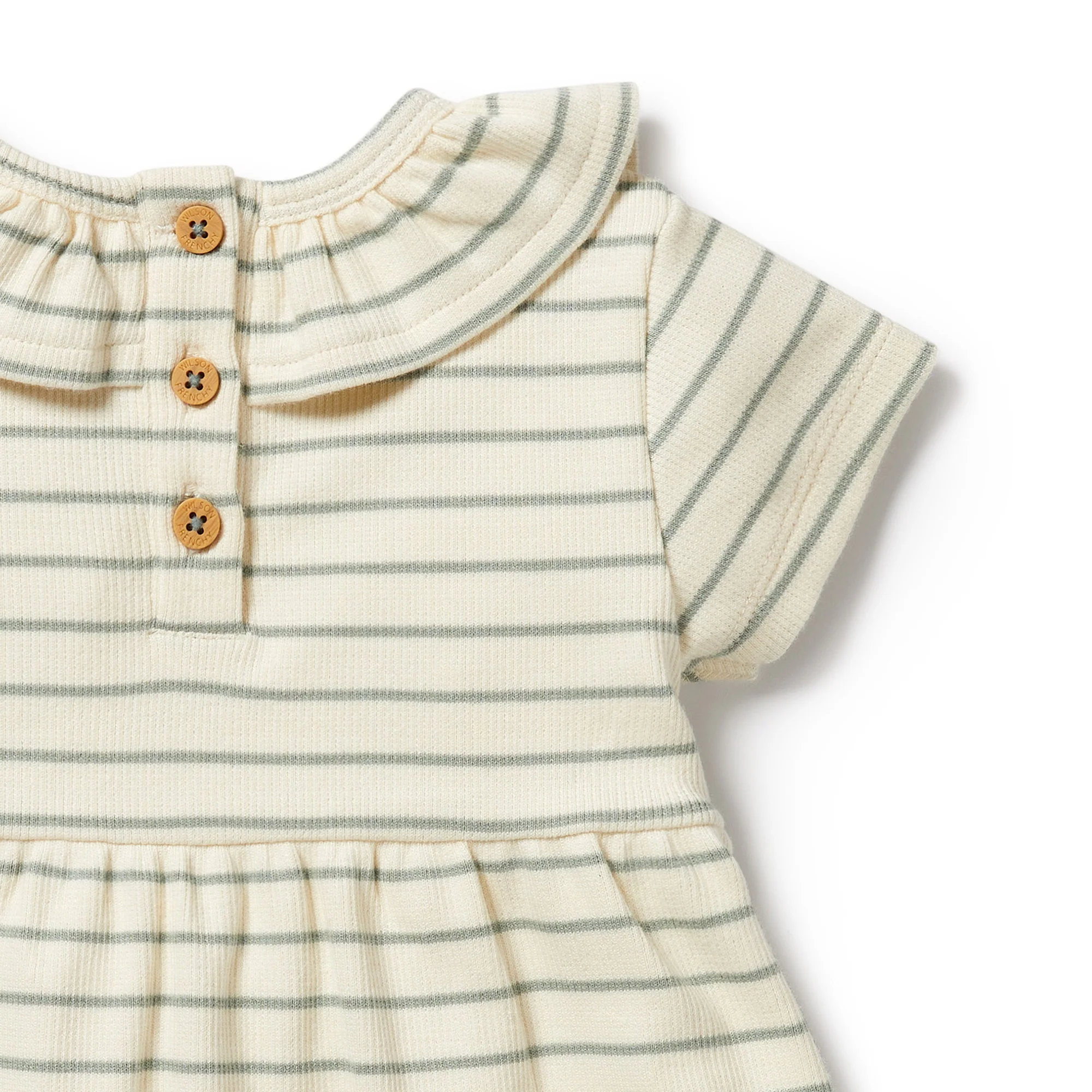Wilson and Frenchy Petit Sage Organic Ruffle Dress - Image 3