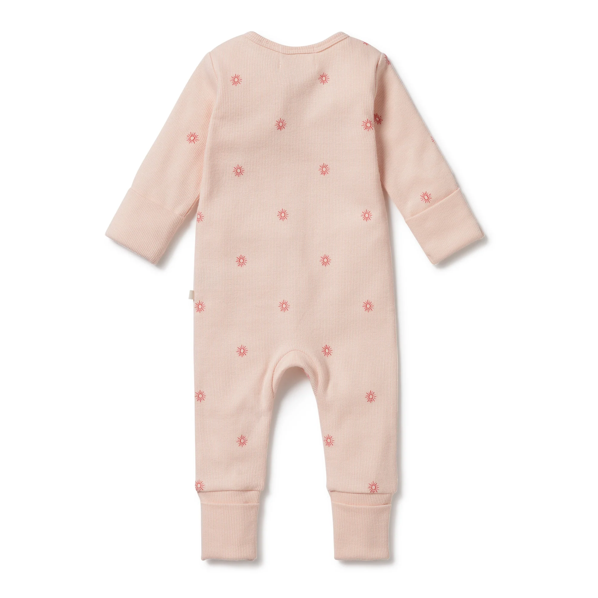 Petit Soleil Organic Zipsuit with Feet - Image 3