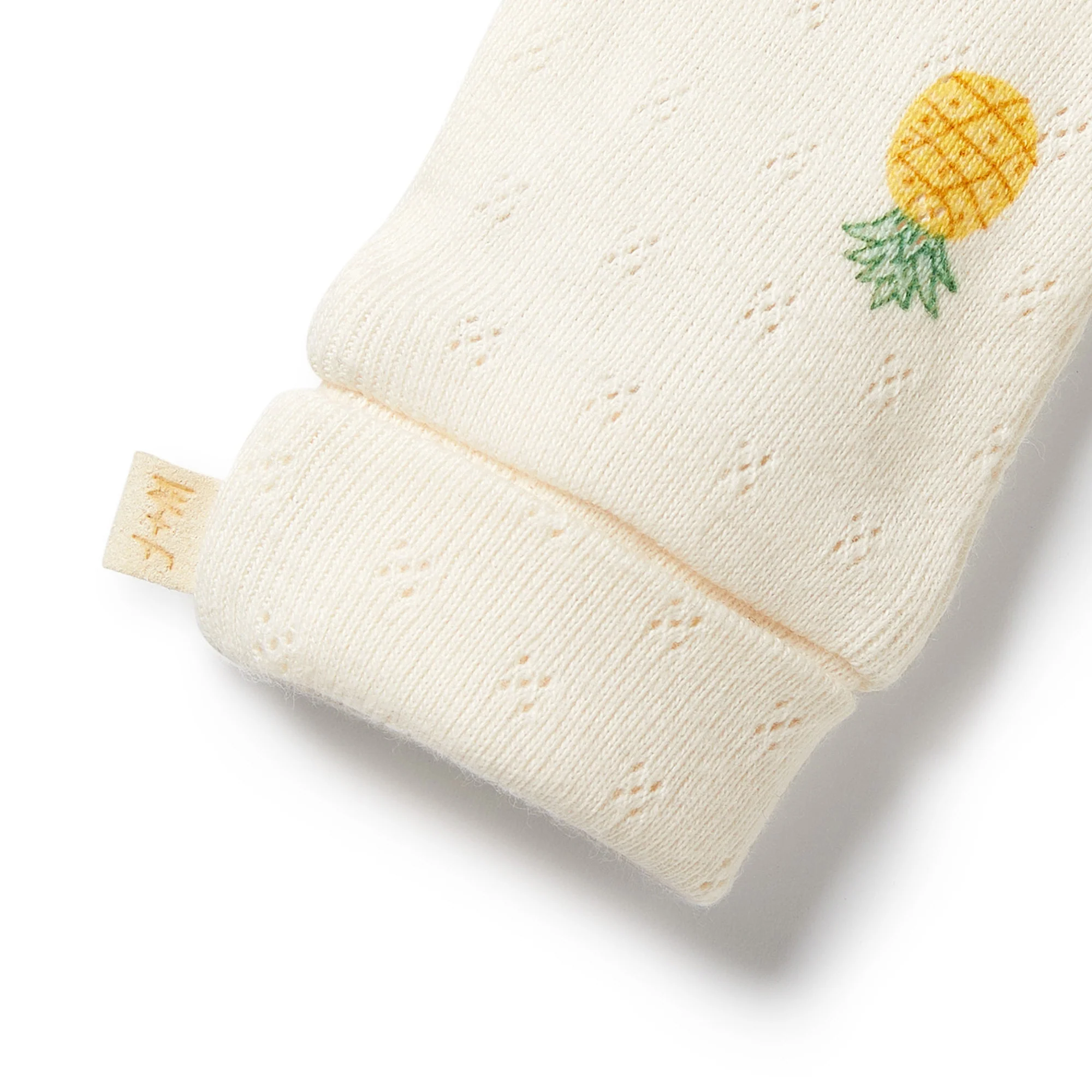 Organic Pointelle Mittens - Piney Pals - Image 2
