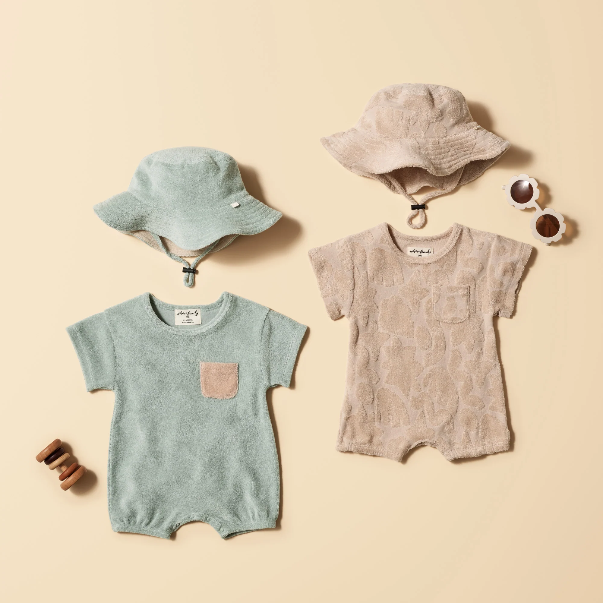 Wilson and Frenchy Pistachio Organic Terry Sun Hat - Image 5