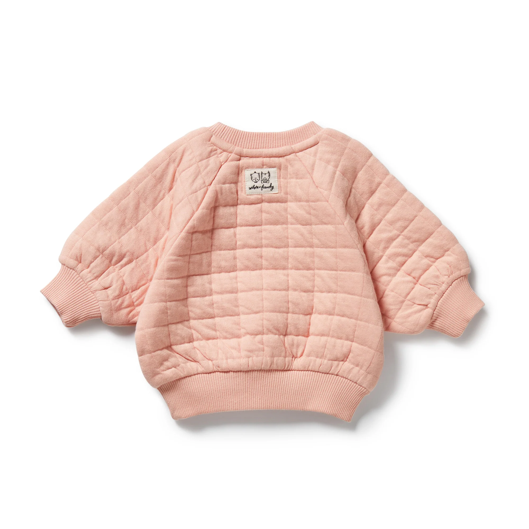 Wilson & Frenchy - Pretty Pink Organic Quilted Sweat - Image 3