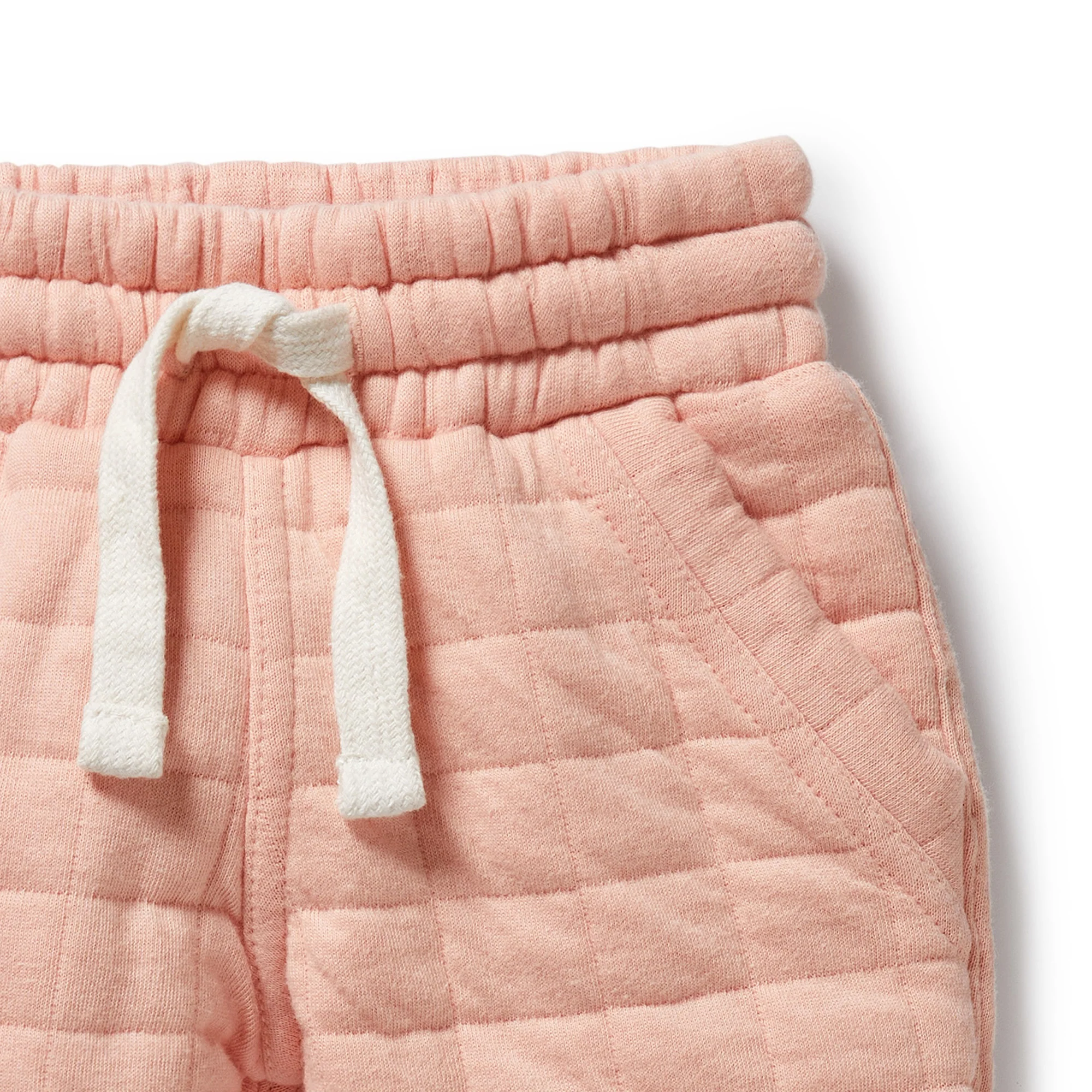 Wilson & Frenchy - Pretty Pink Organic Quilted Sweat Pant - Image 2