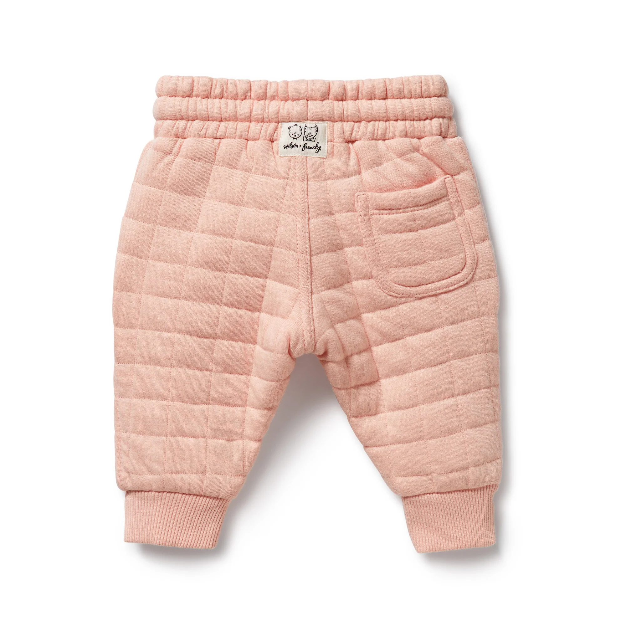 Wilson & Frenchy - Pretty Pink Organic Quilted Sweat Pant - Image 4