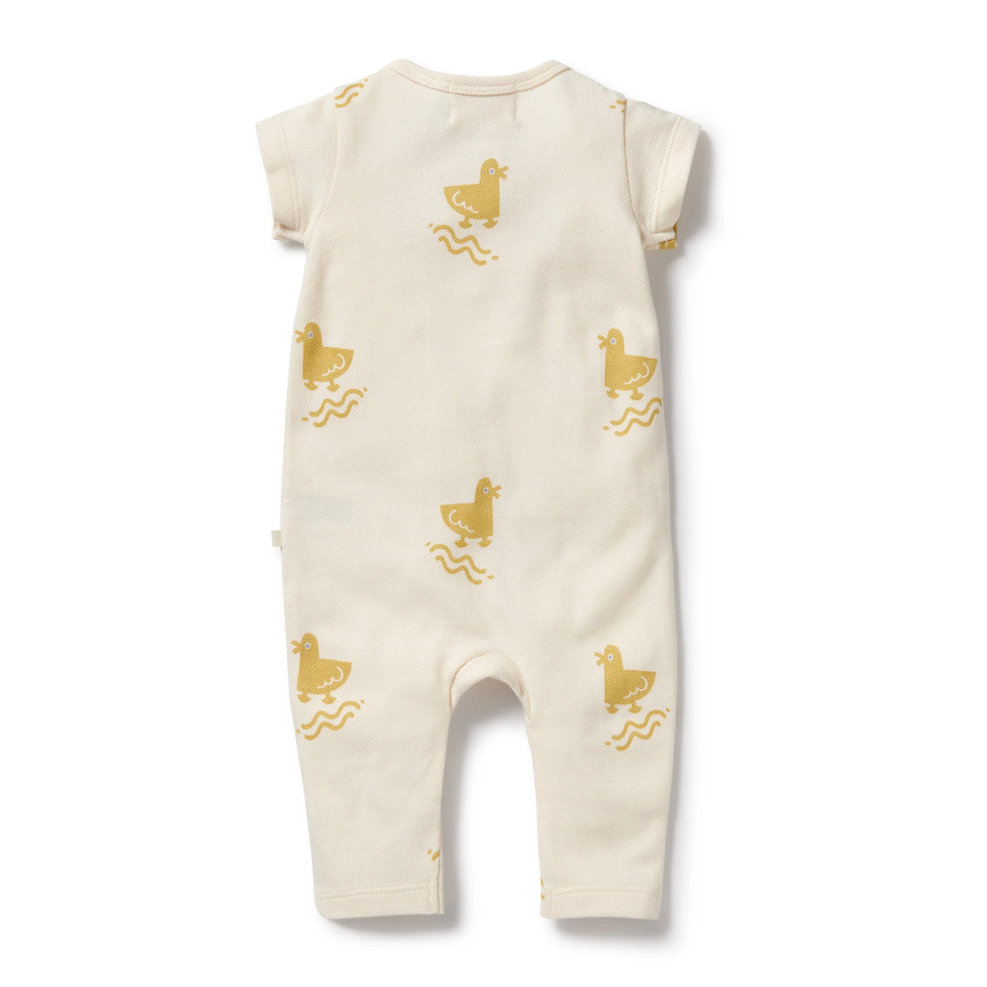 Wilson and Frenchy Quack Quack Organic Ruffle Zipsuit - Image 2