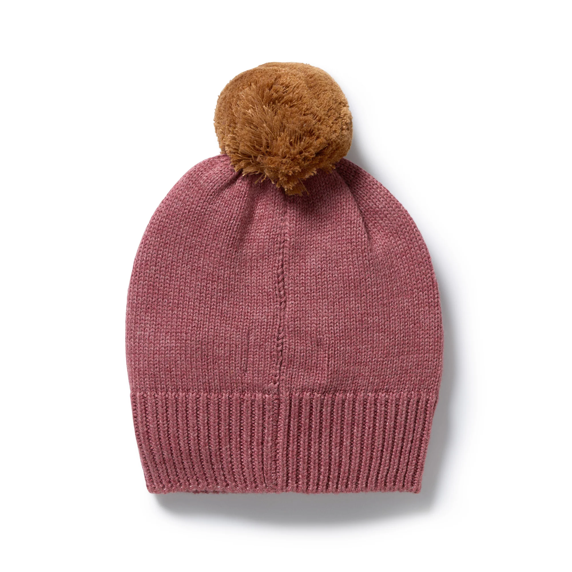 Rhubarb Organic Knitted Bauble Hat - Image 3