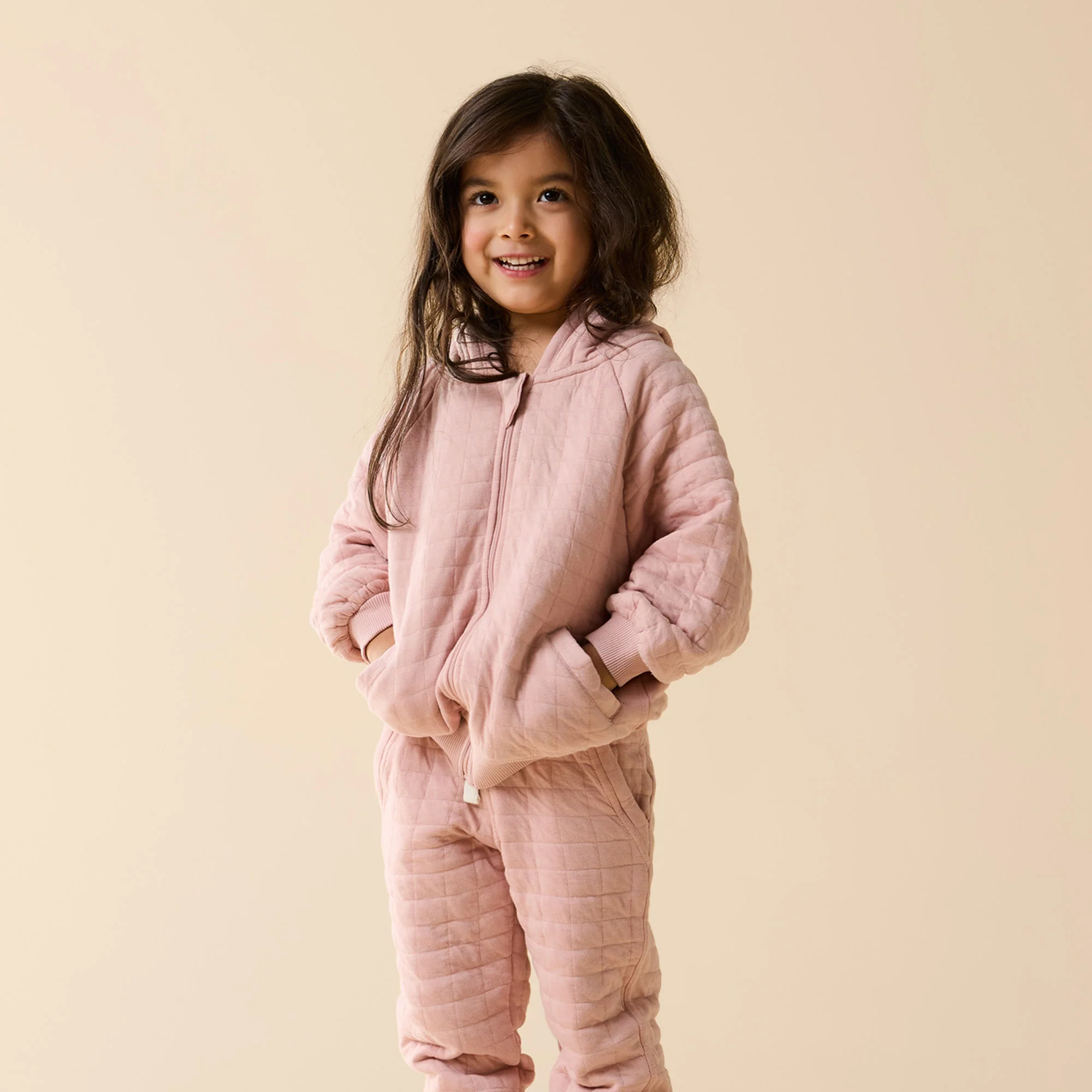 Rose Organic Quilted Sweat Pant - Image 2