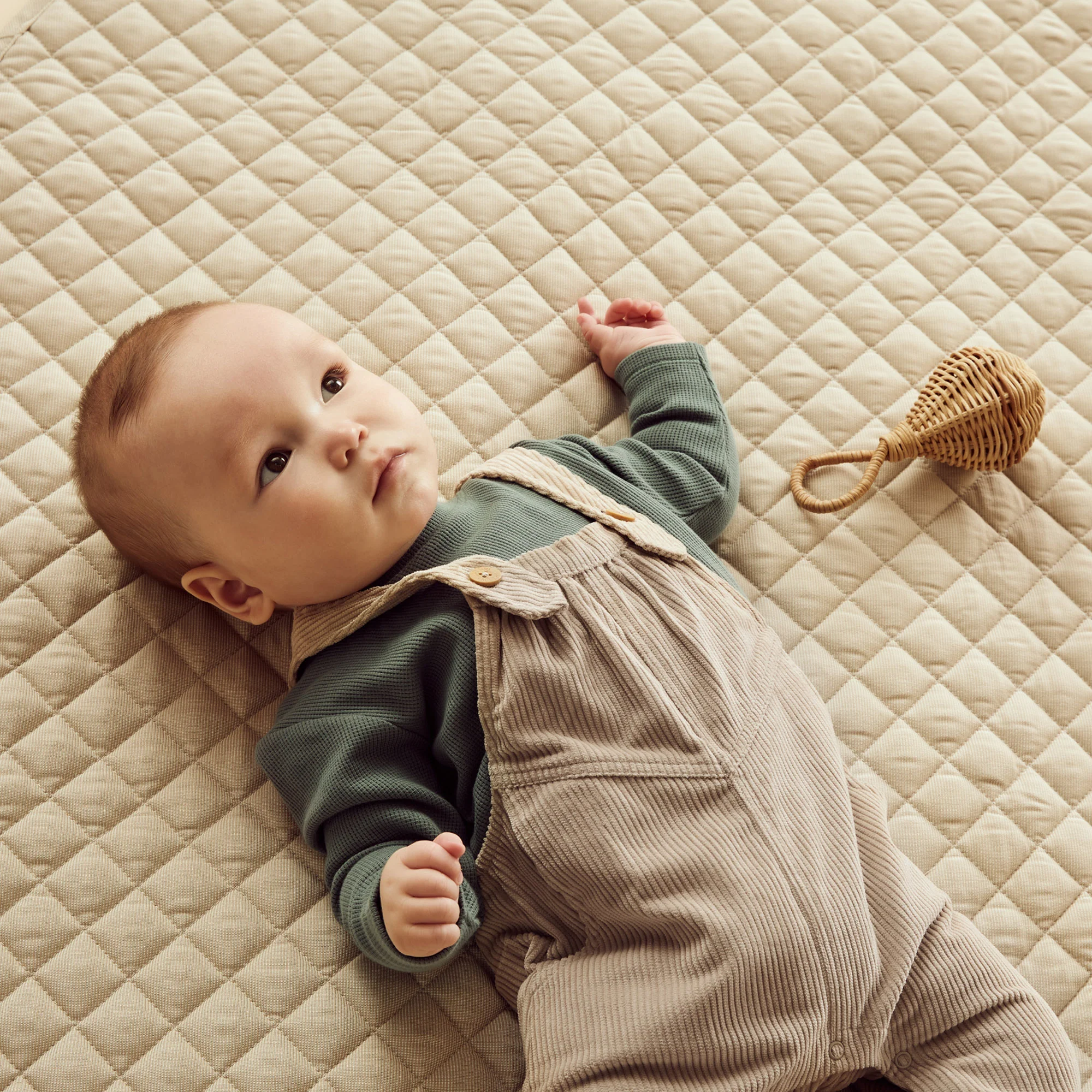 Wilson & Frenchy - Sand Organic Cord Overall - Image 2