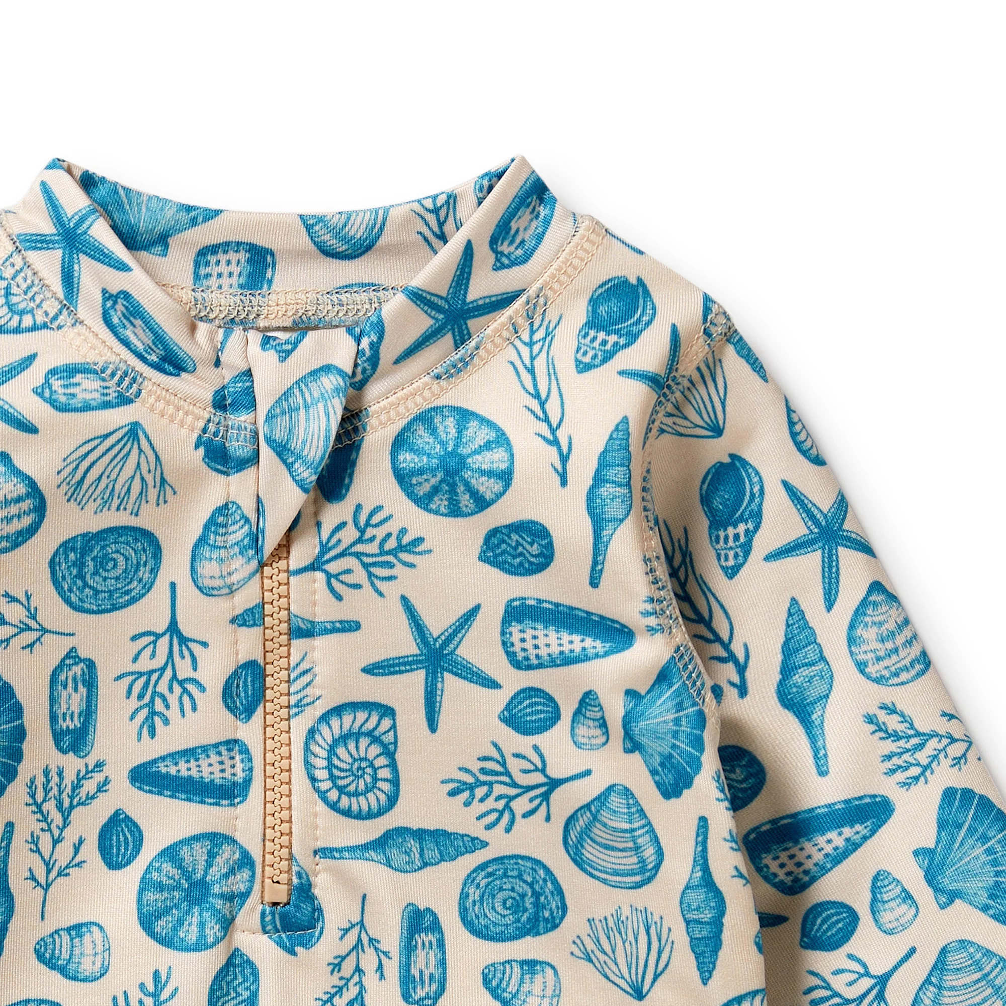 Shells Long Sleeve Swimsuit - Image 3