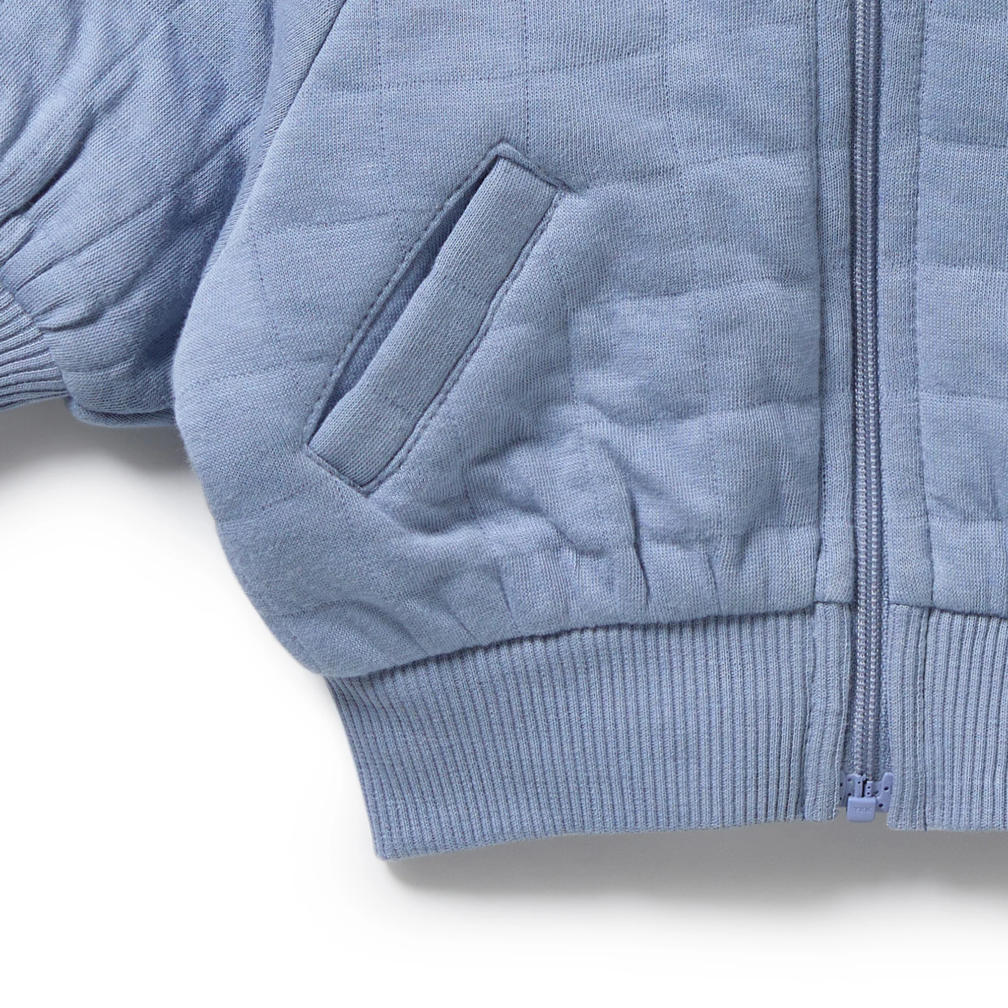 Wilson & Frenchy - Sky Blue Organic Quilted Jacket - Image 4