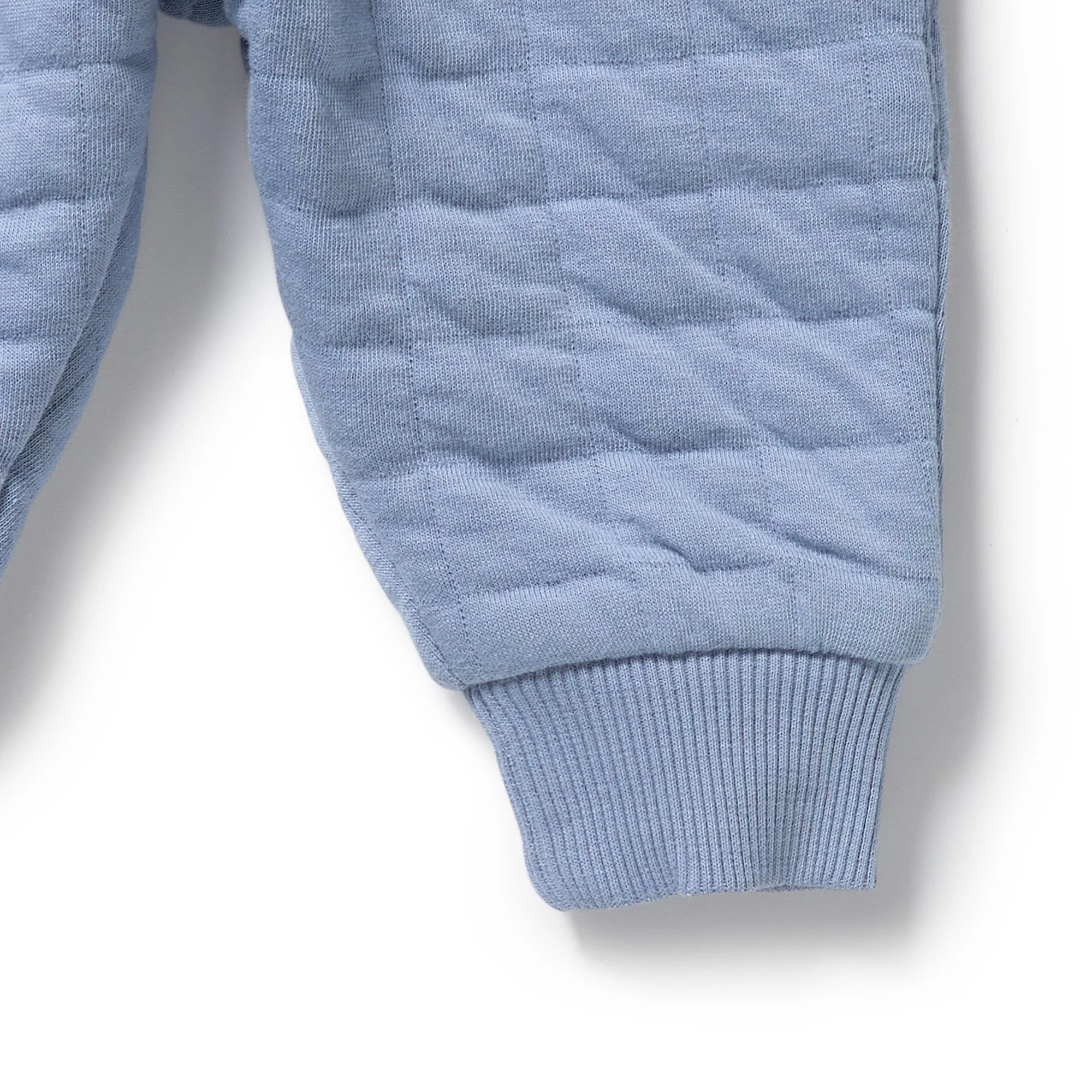 Wilson & Frenchy - Sky Blue Organic Quilted Sweat Pant - Image 4