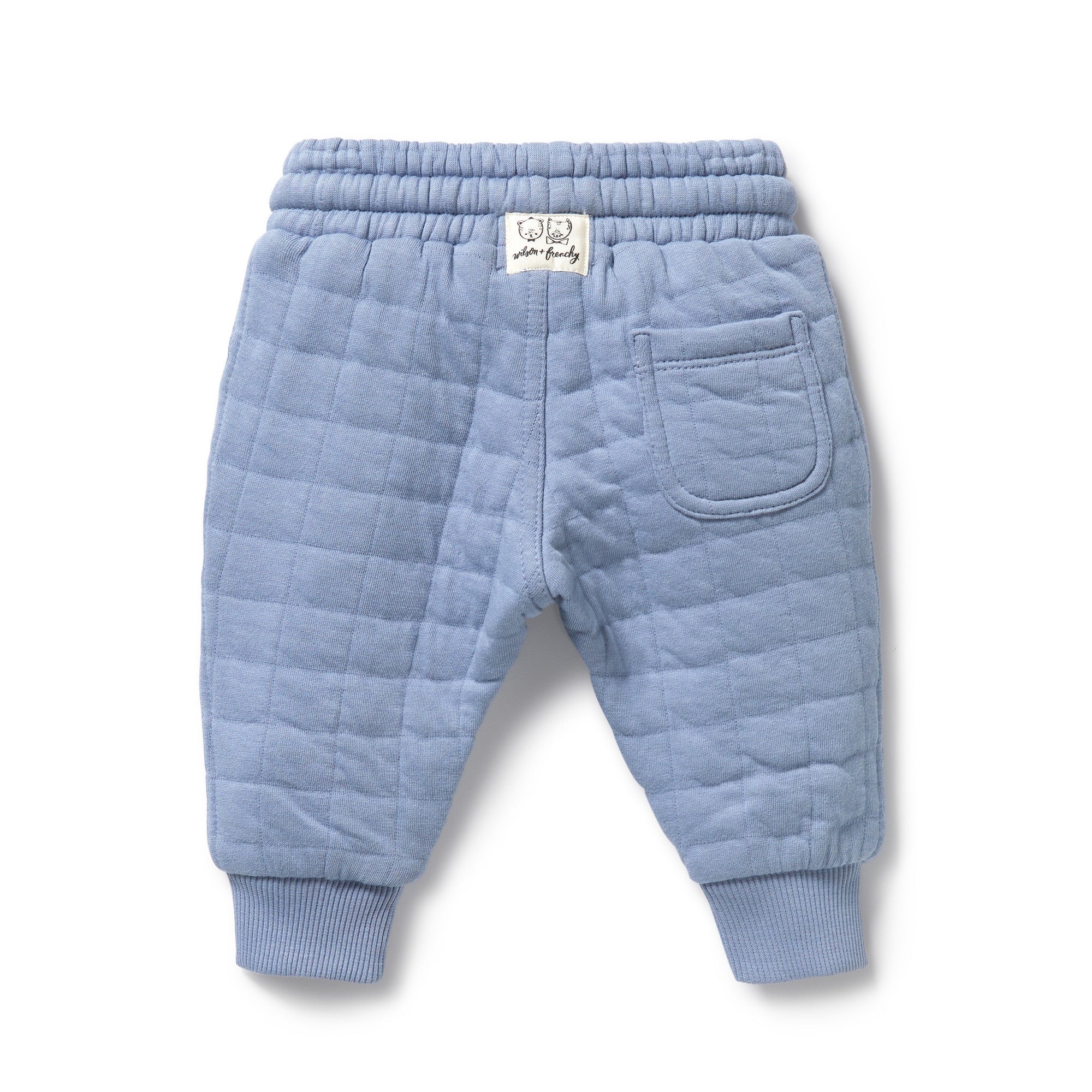 Wilson & Frenchy - Sky Blue Organic Quilted Sweat Pant - Image 5