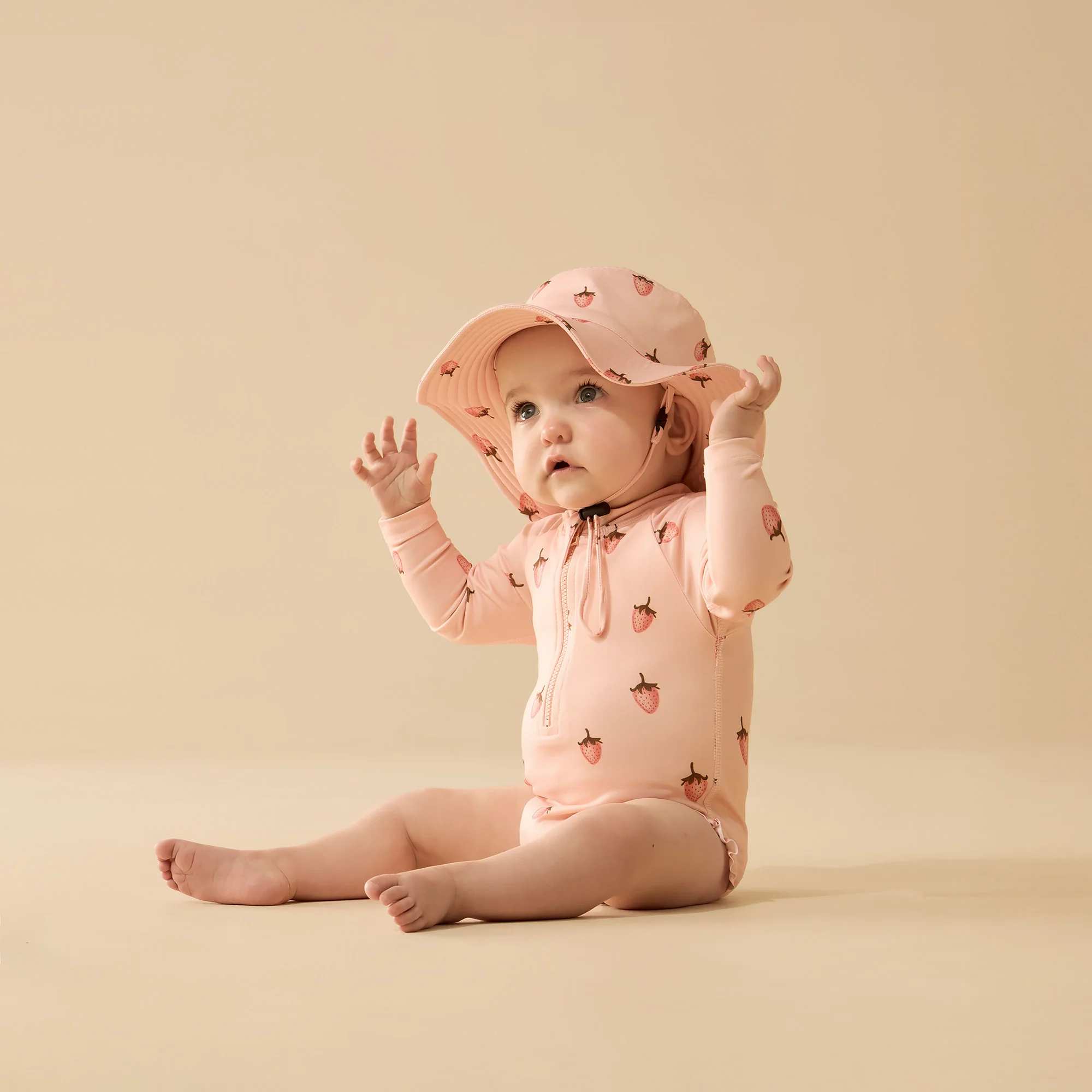 Long Sleeved Swimsuit - Strawberry Kisses - Image 4