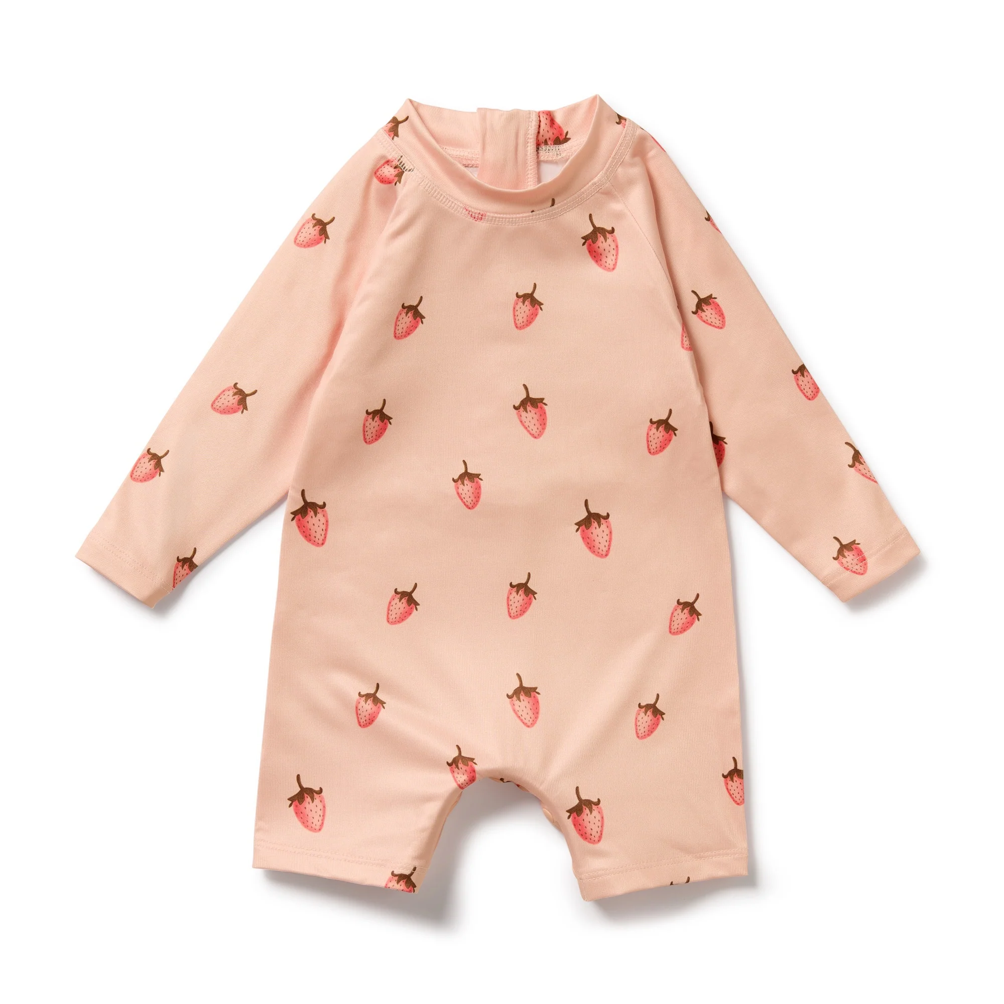 One Piece Boyleg Swimsuit - Strawberry Kisses