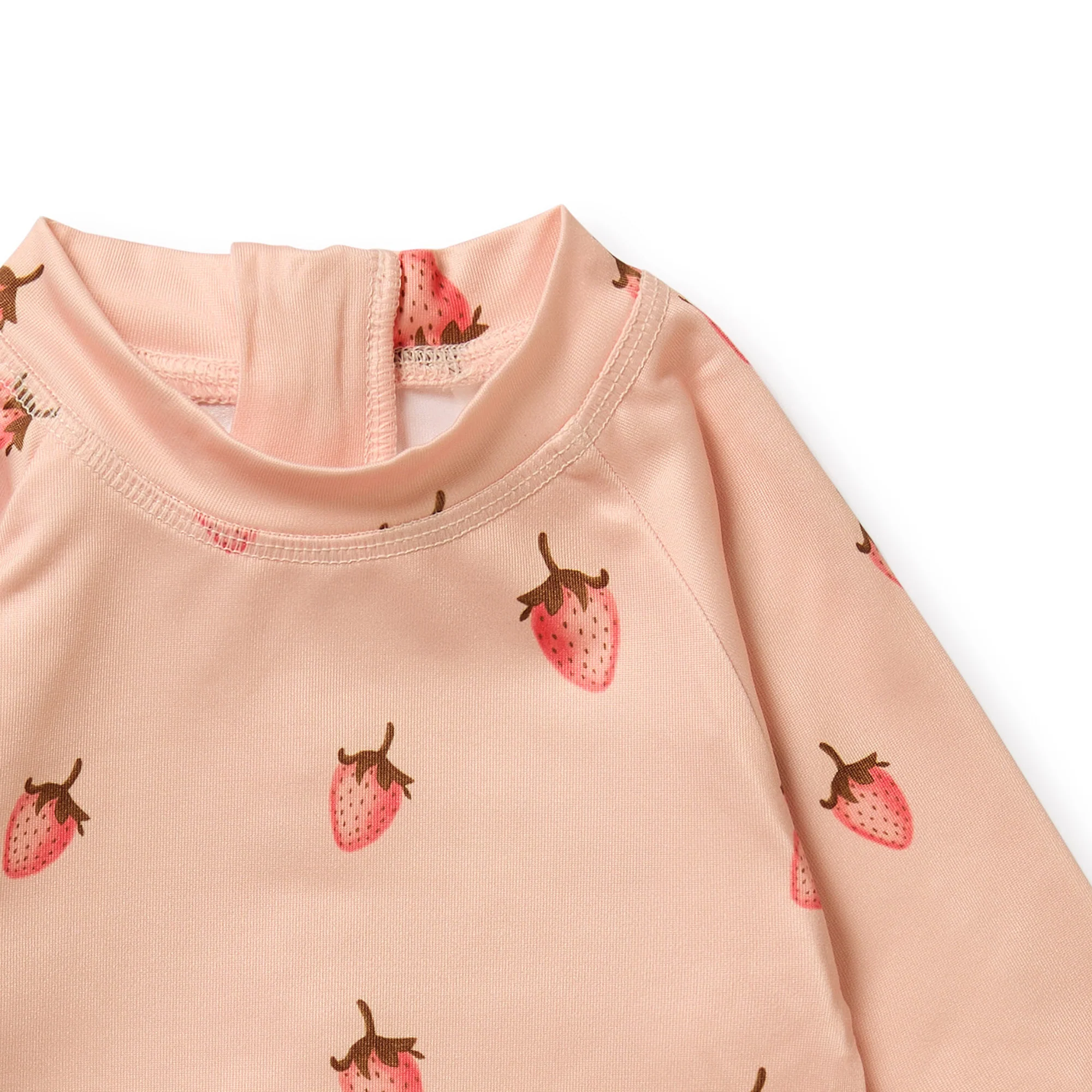 One Piece Boyleg Swimsuit - Strawberry Kisses - Image 2