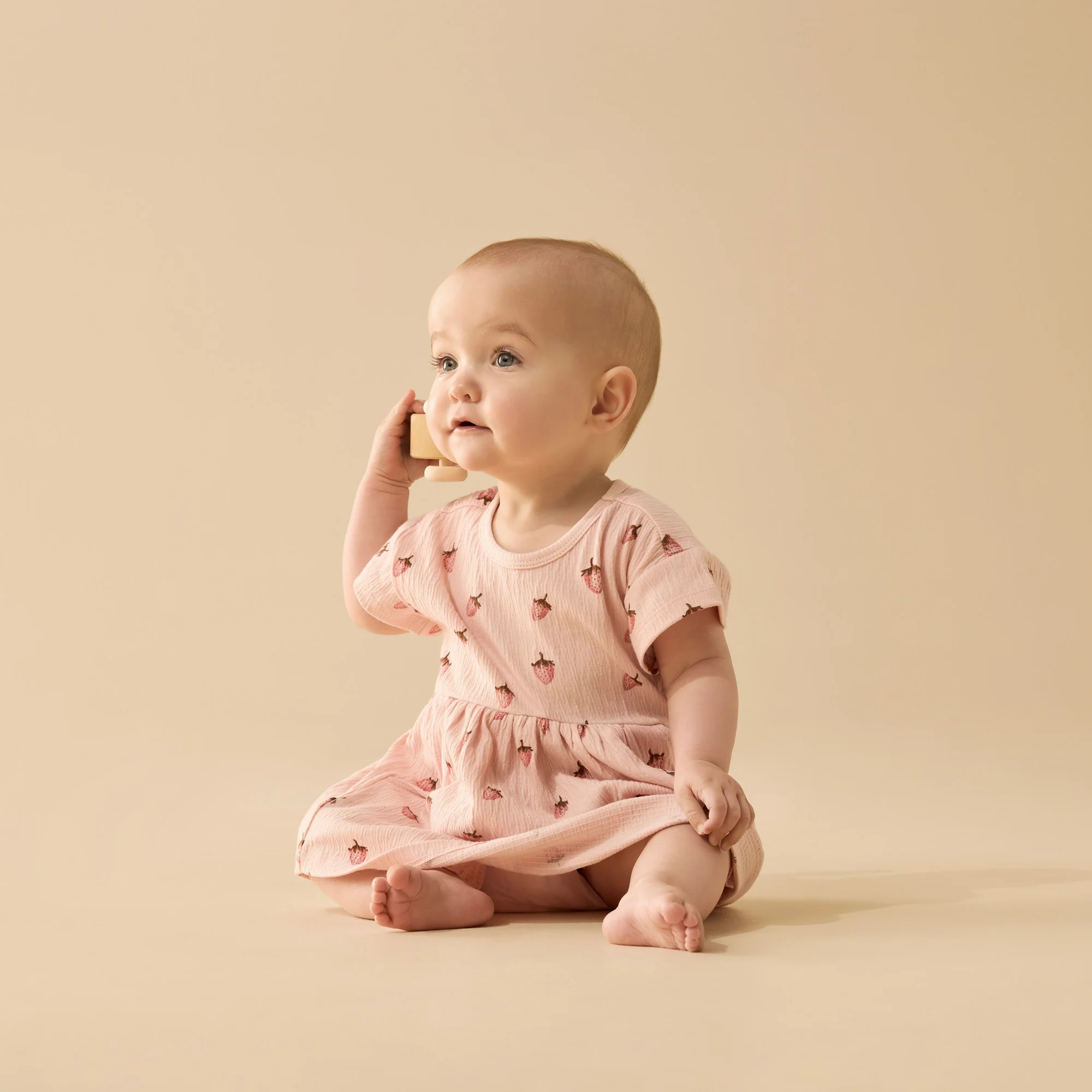 Organic Dress - Strawberry Kisses - Image 2