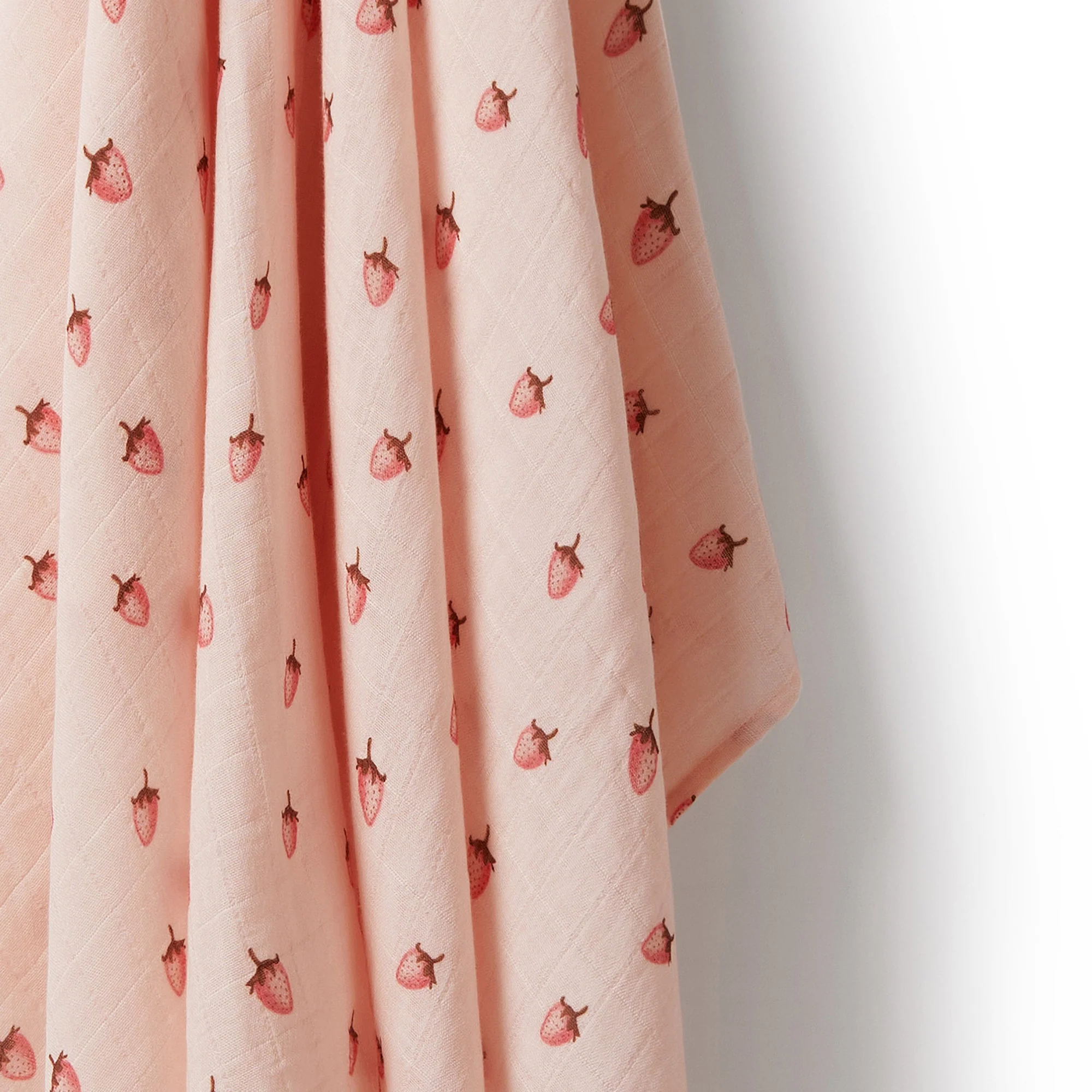Organic Muslin - Strawberry Kisses - Image 3