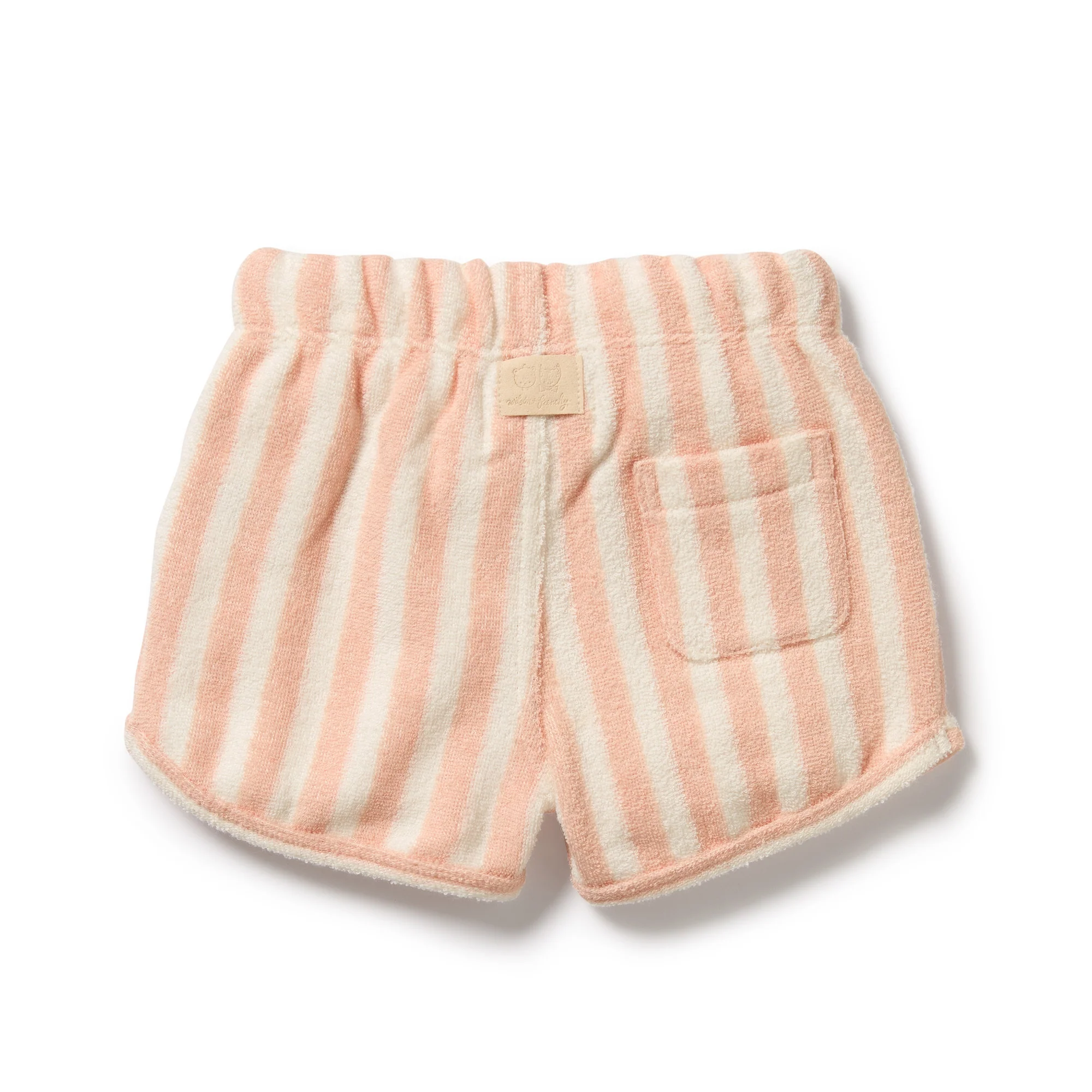 Organic Terry Tie Short - Strawberry Wave - Image 5