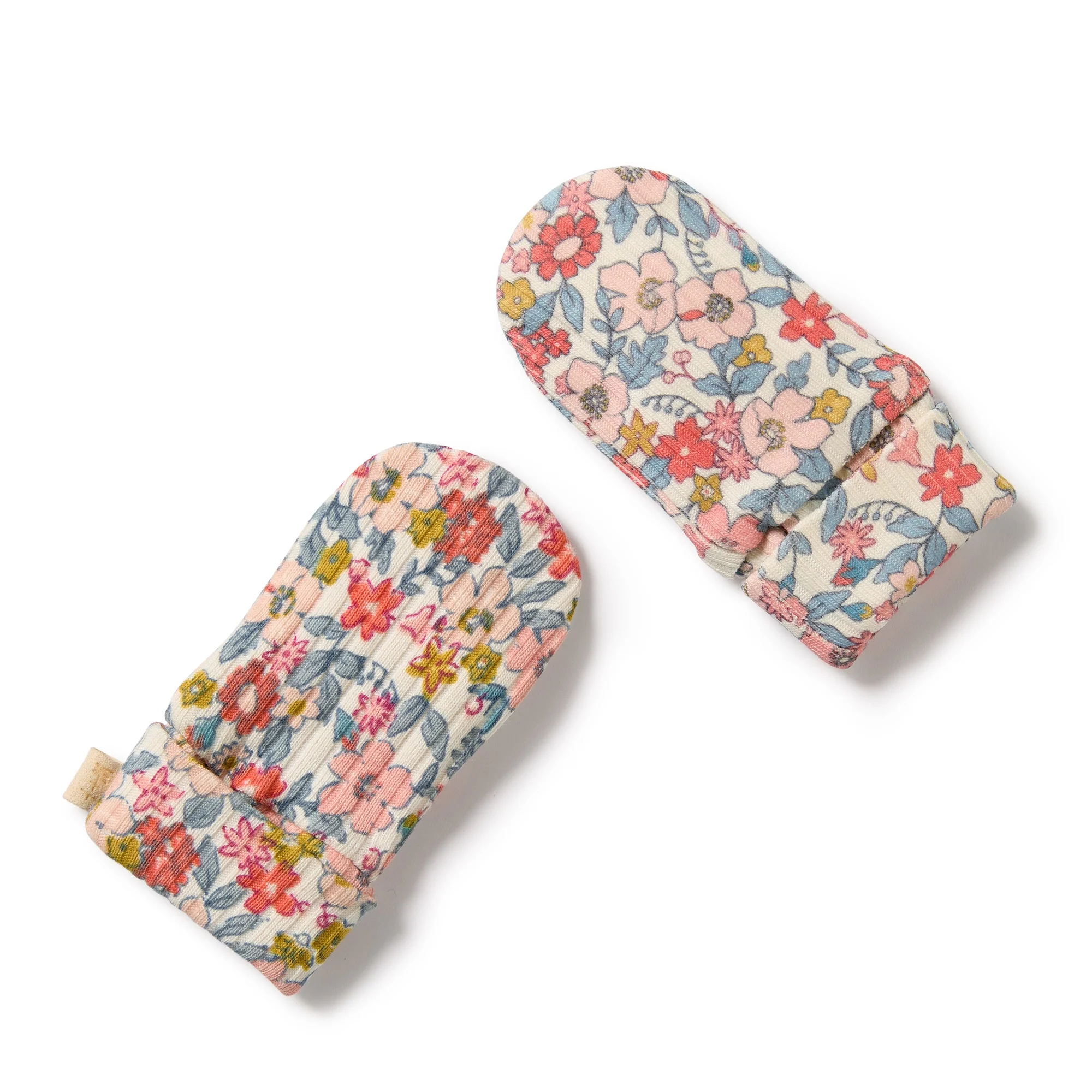 Organic Mittens - Summer Bloom