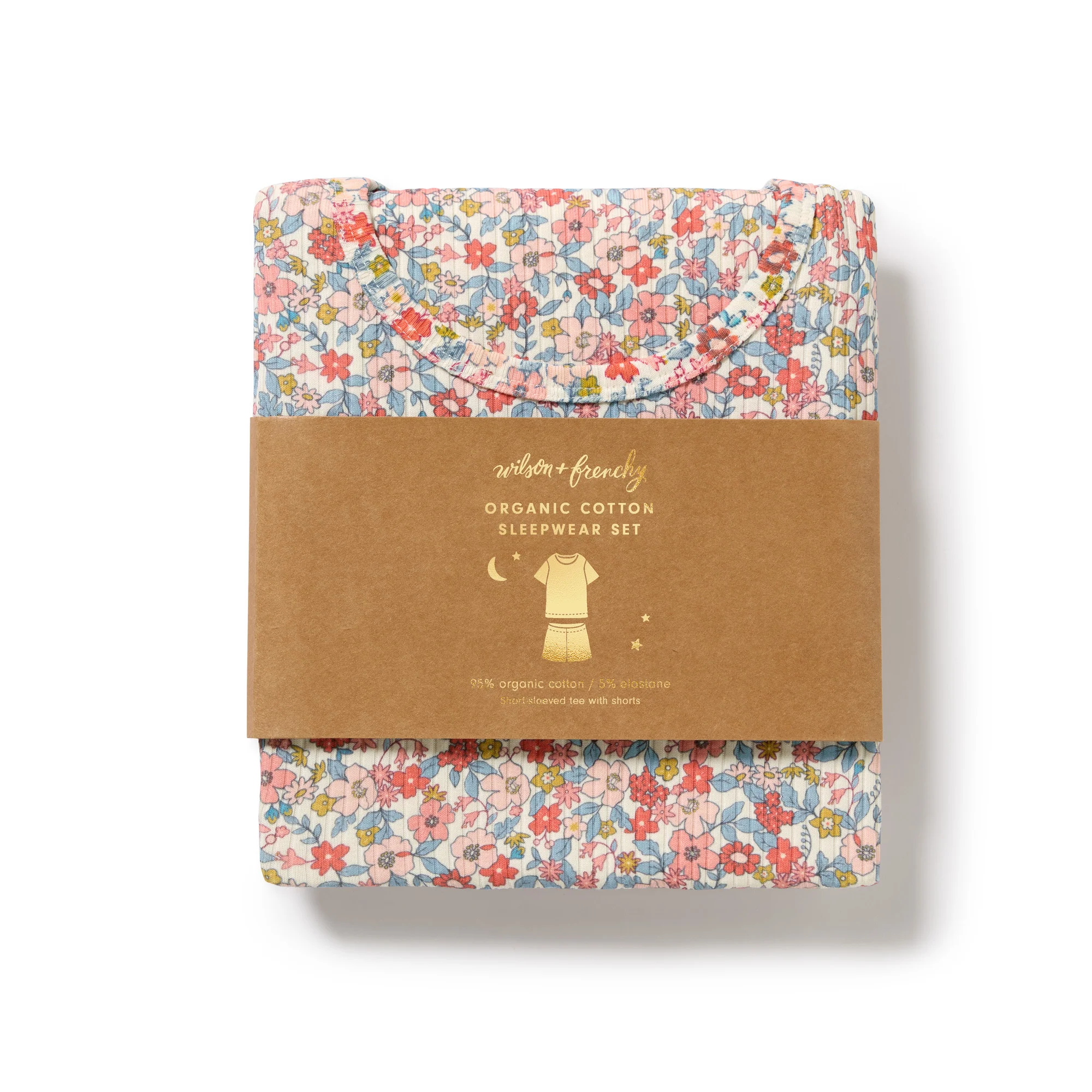 Organic Short Sleeved Pyjamas - Summer Bloom - Image 5