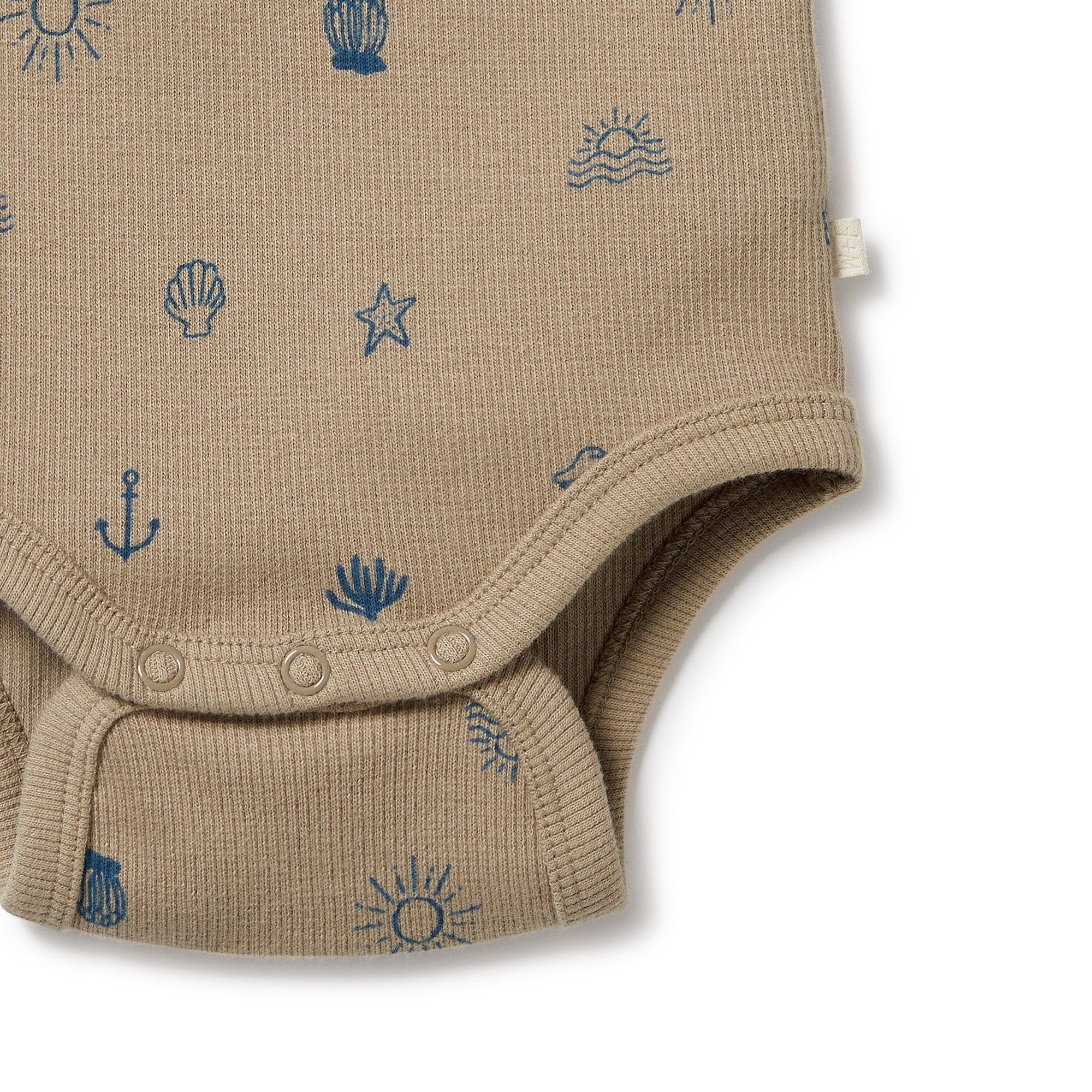 Summer Days Organic Henley Bodysuit - Image 2