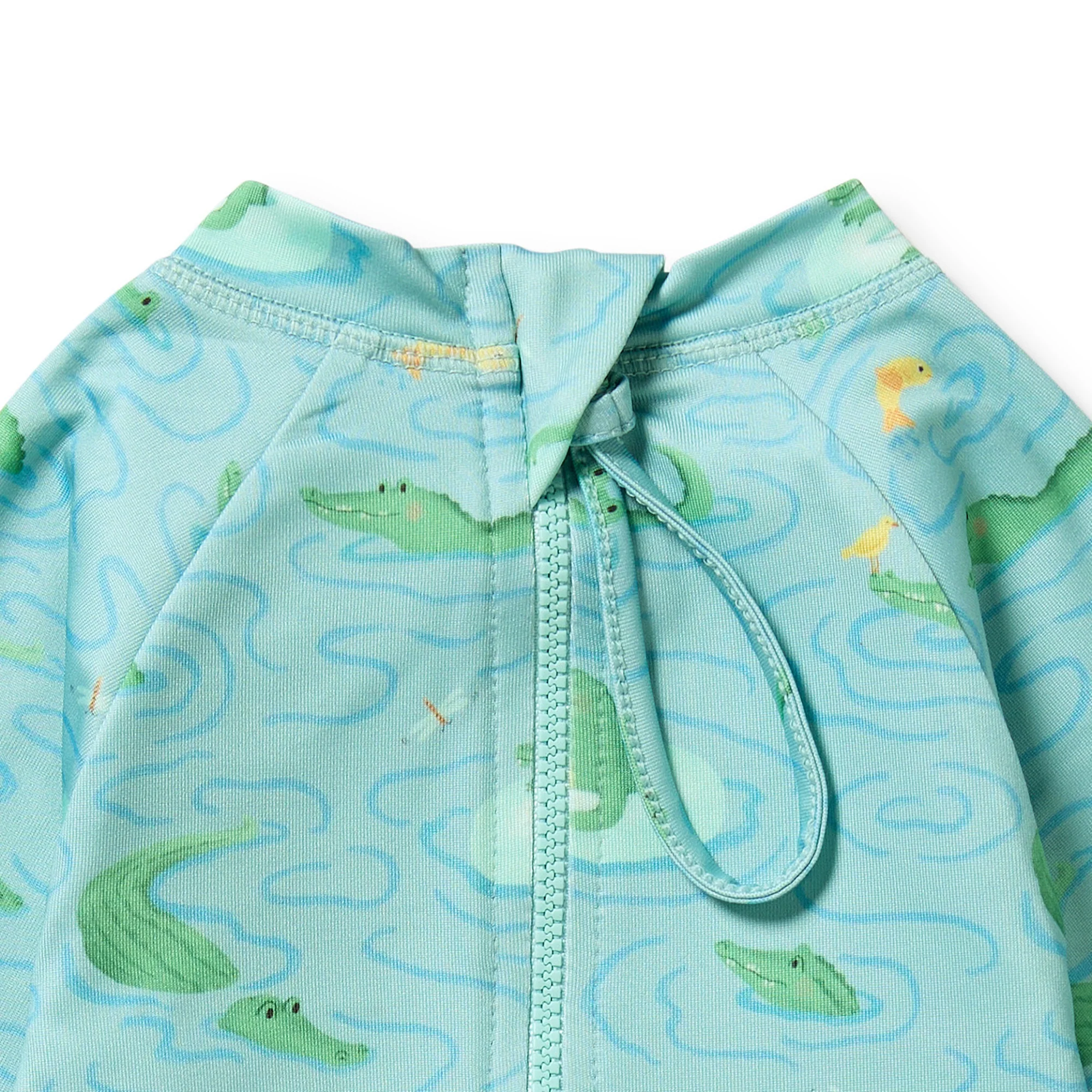One Piece Boyleg Swimsuit - Sunny Scales - Image 4