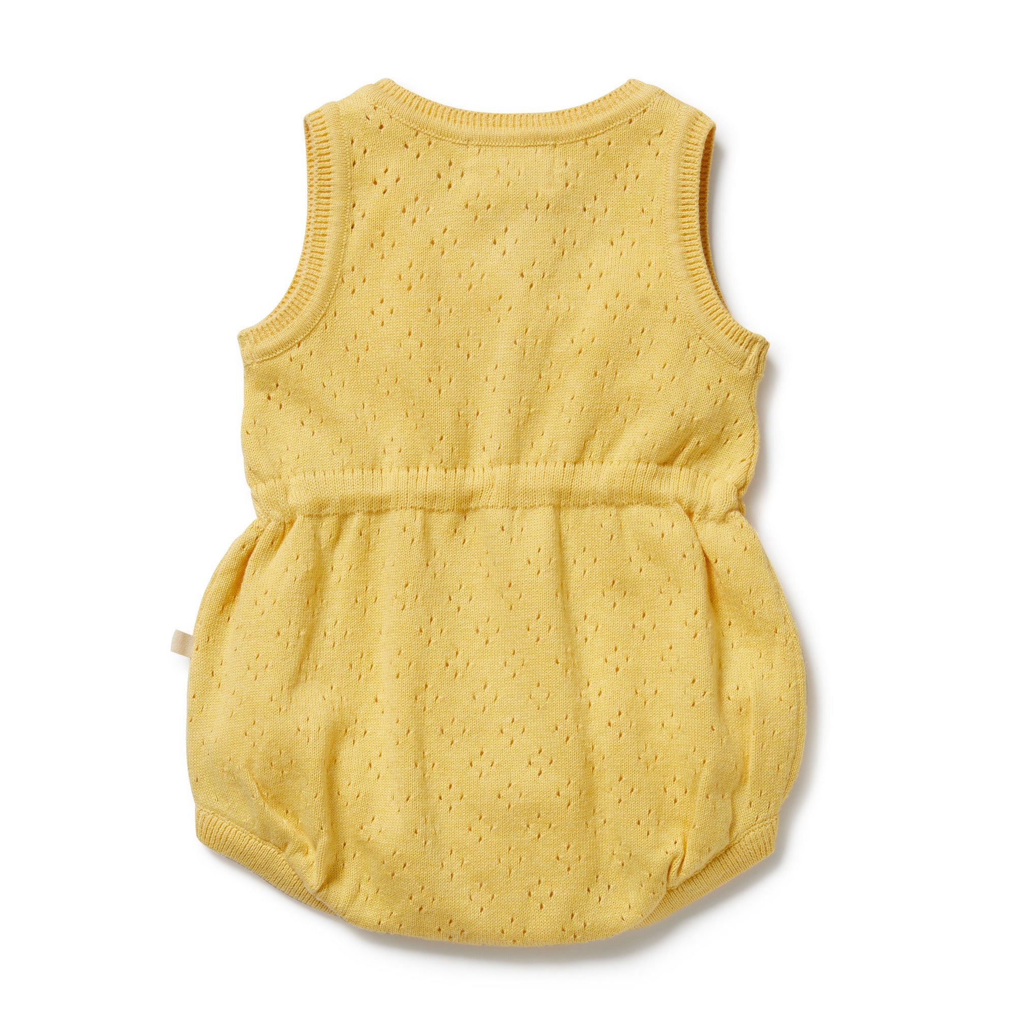 Organic Knitted Tie Bodysuit - Sunny Sorbet - Image 6