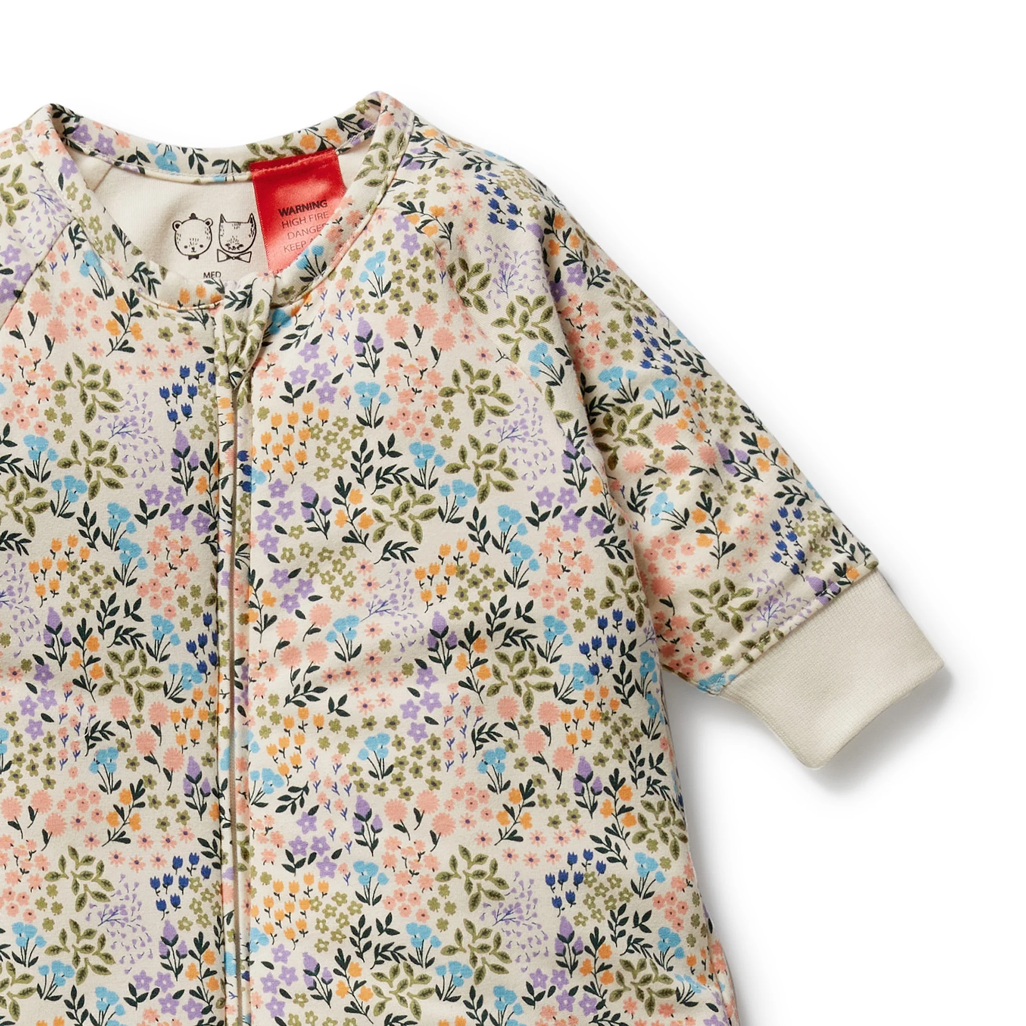 Wilson & Frenchy - Tiny Bloom Organic Long Sleeved Sleeping Bag 2.5 TOG - Image 2