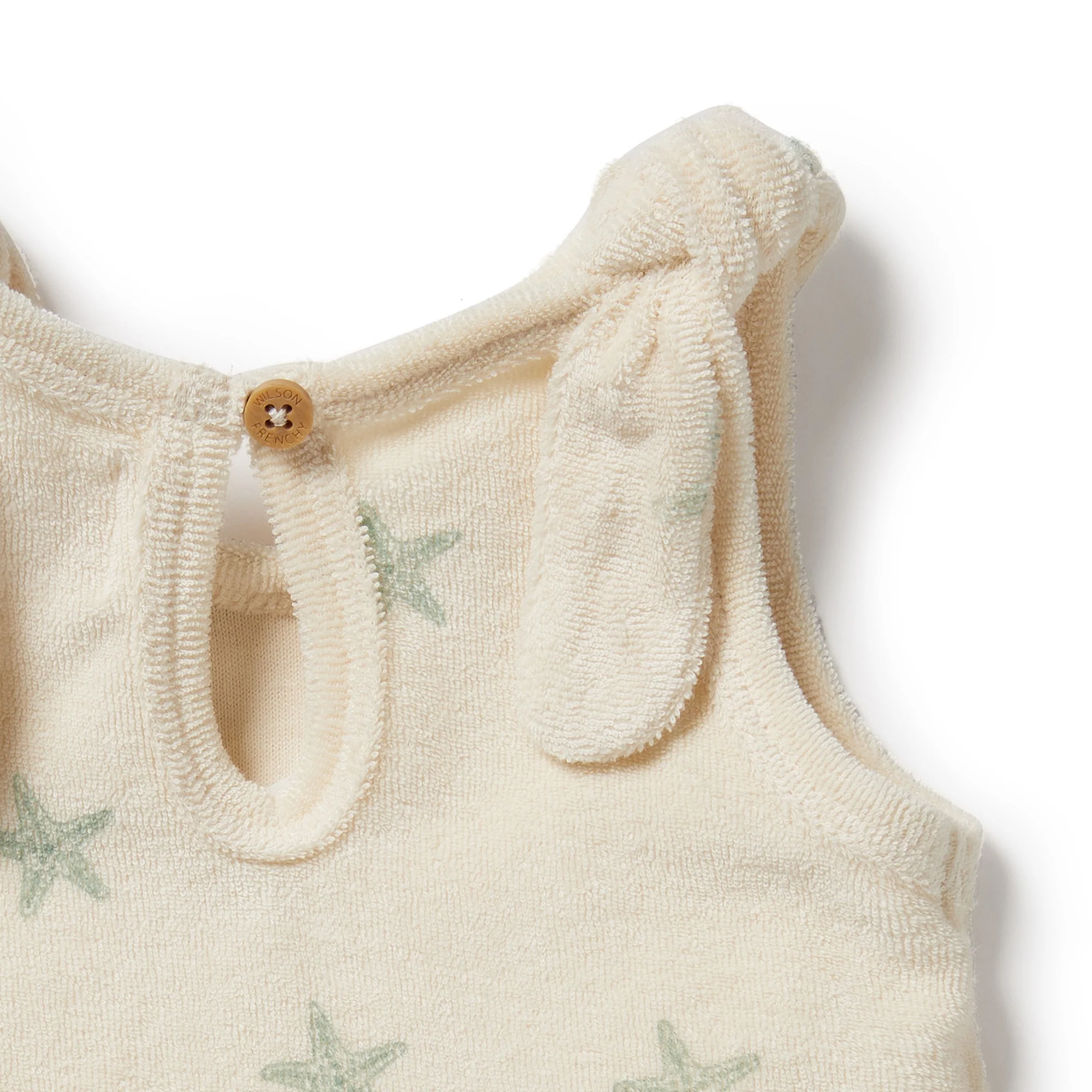 Wilson and Frenchy Tiny Starfish Organic Terry Tie Singlet - Image 2