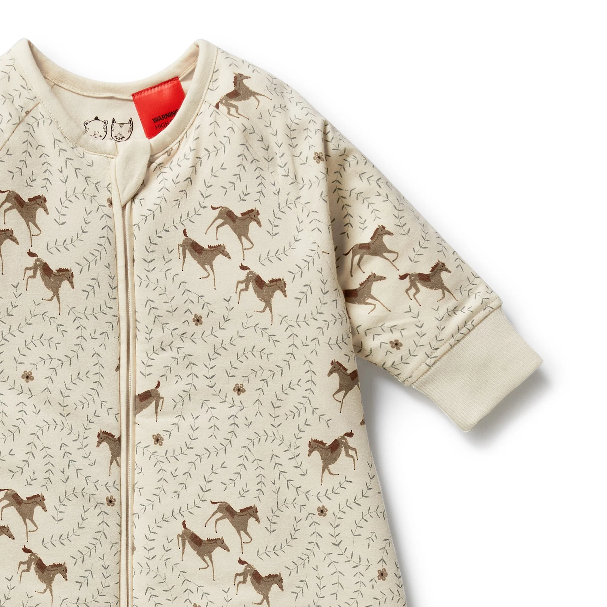 Wilson & Frenchy - Trixie Horse Organic Long Sleeved Sleeping Bag 3.5 TOG - Image 2
