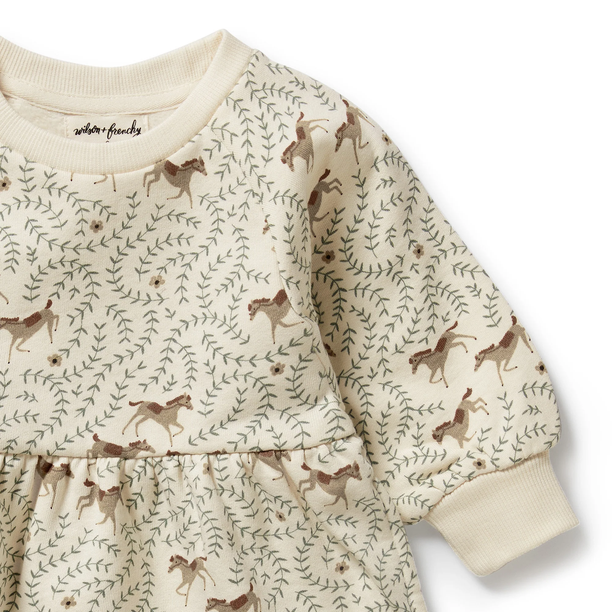 Wilson & Frenchy - Trixie Horse Organic Terry Sweat Dress - Image 3
