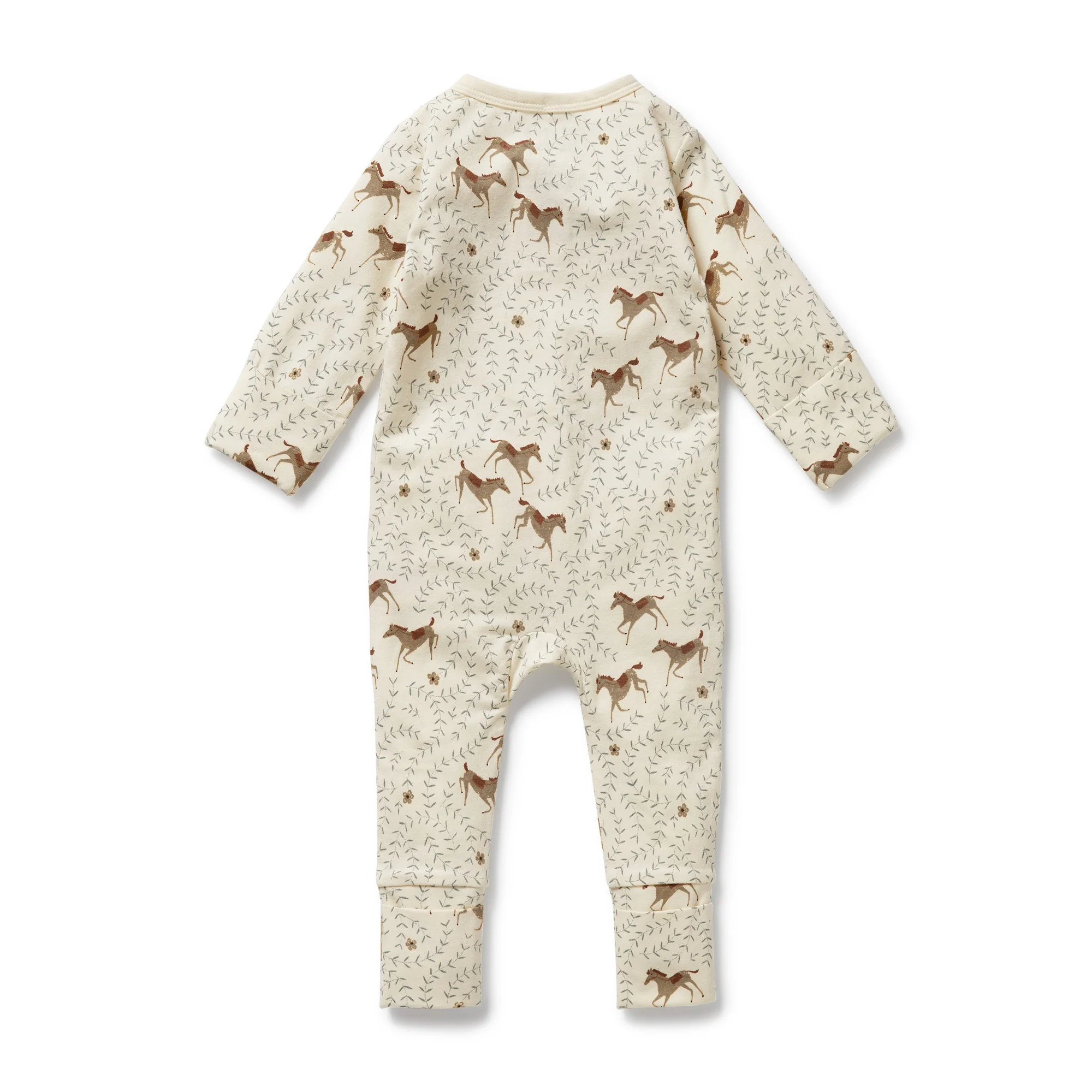 Wilson & Frenchy - Trixie Horse Organic Zipsuit with Feet - Image 5