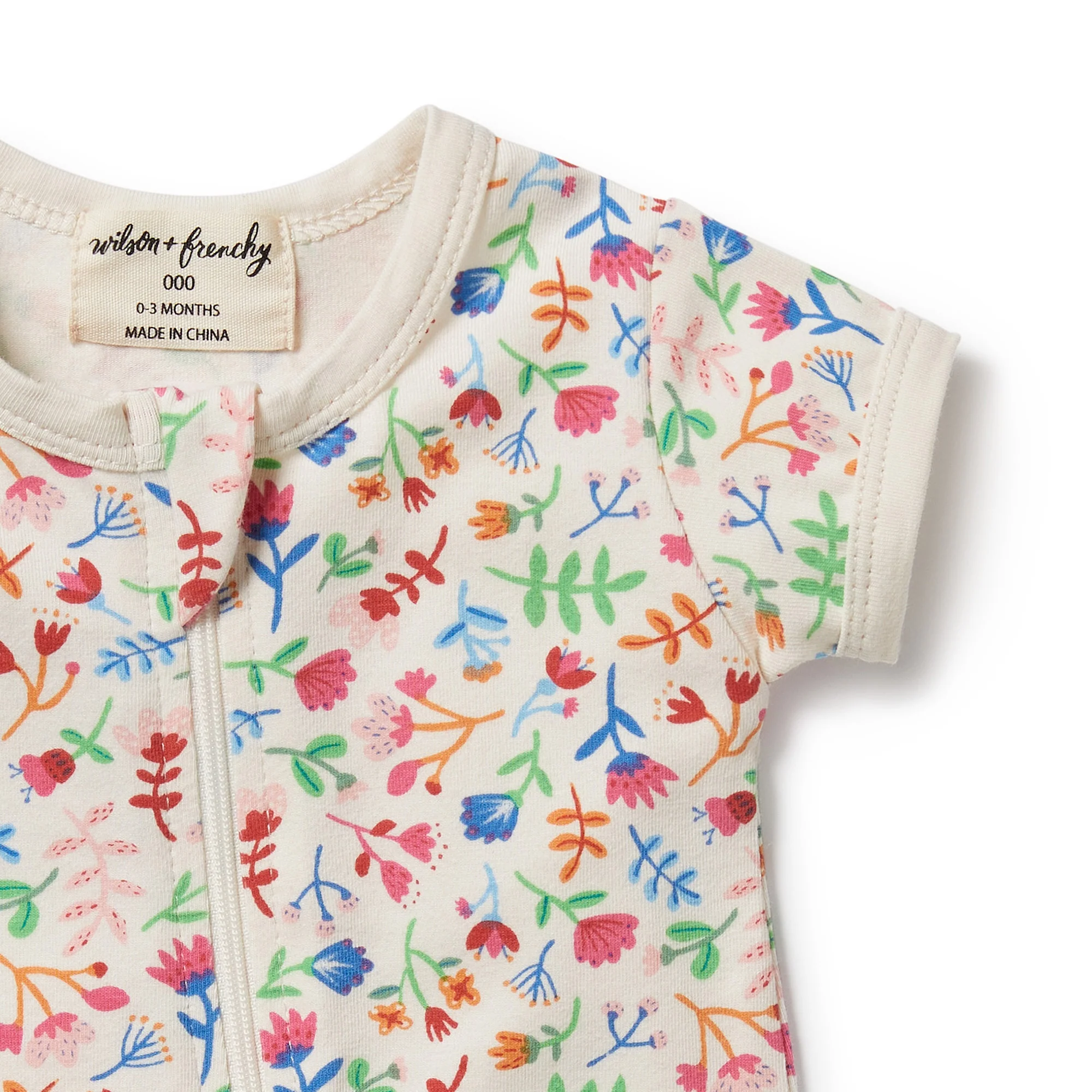 Tropical Garden Organic Boyleg Zipsuit - Image 4