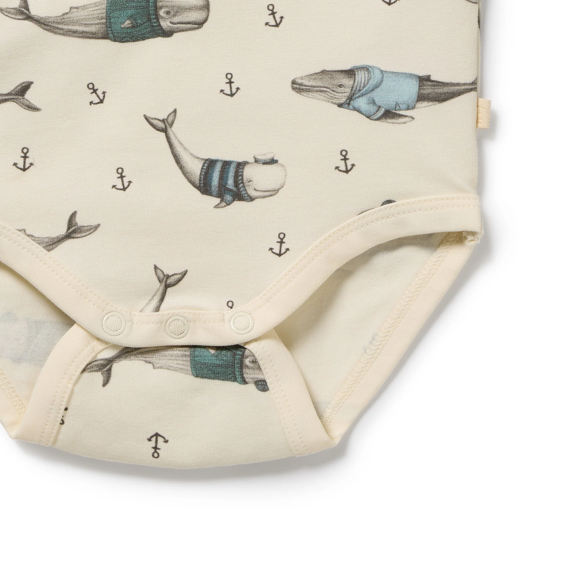 Woolly Whales Organic Bodysuit - Image 4