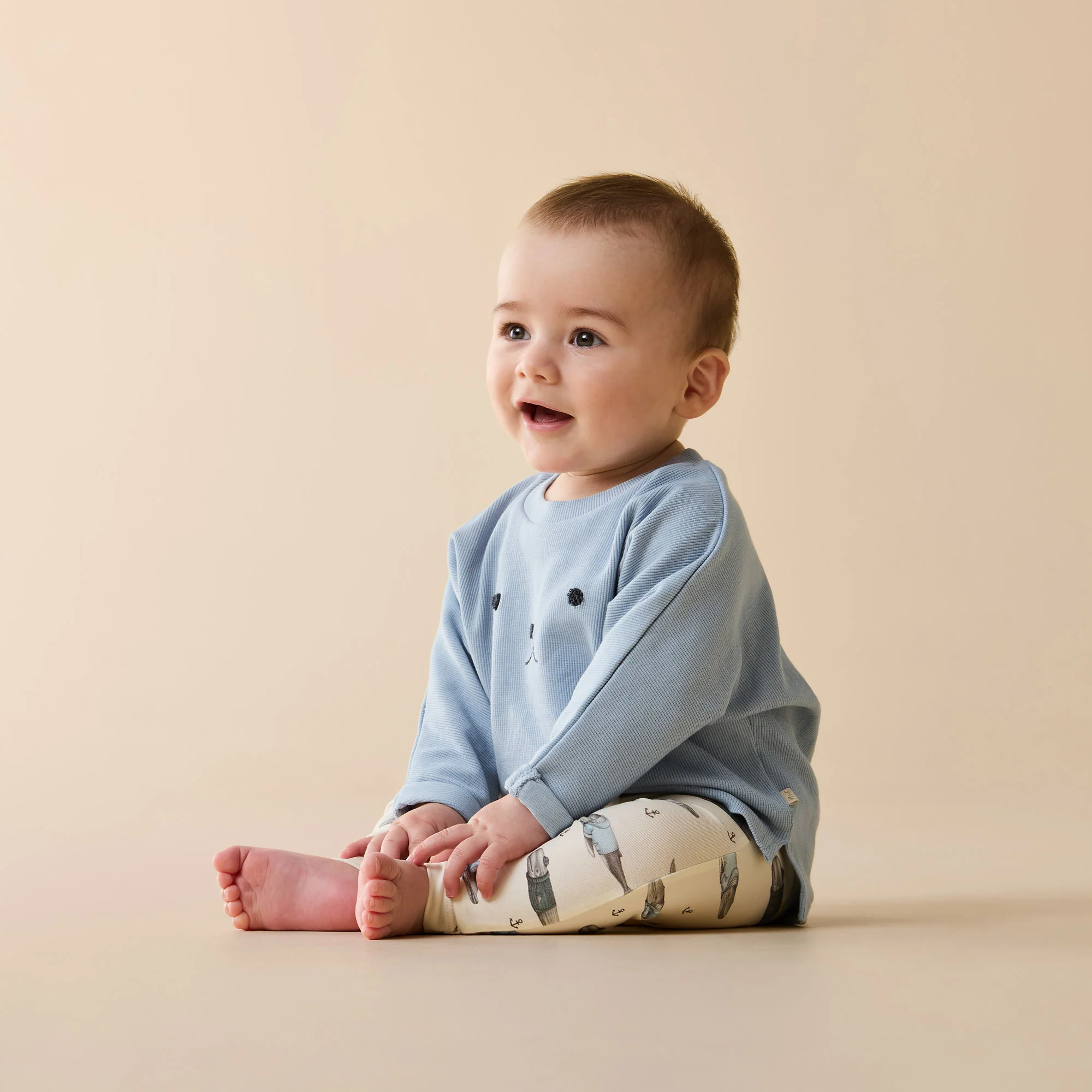 Woolly Whales Organic Legging - Image 2