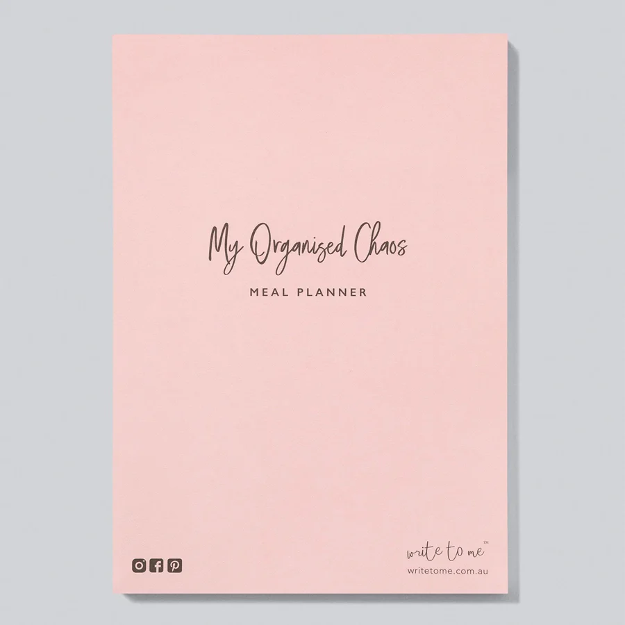 Write To Me - Meal Planner. My Organised Chaos