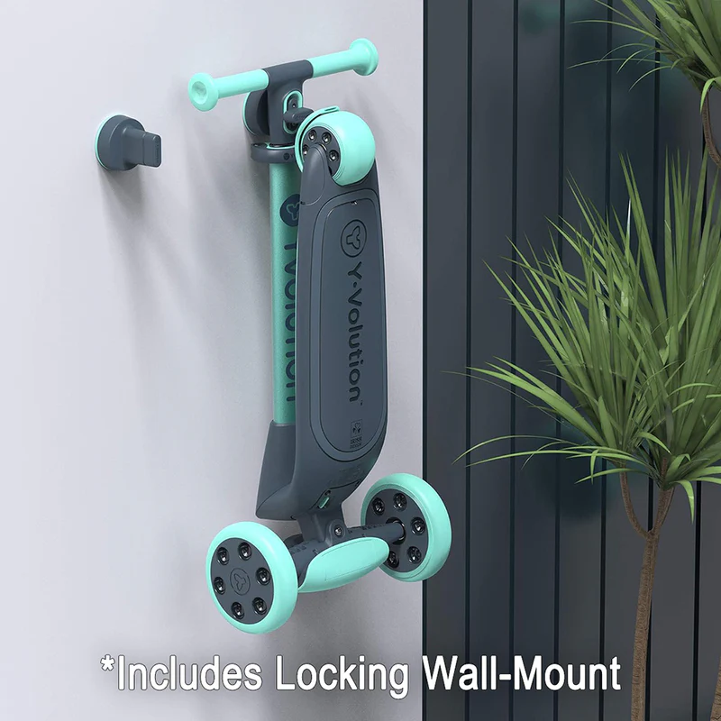 YGlider Nua Scooter - Green - Image 4