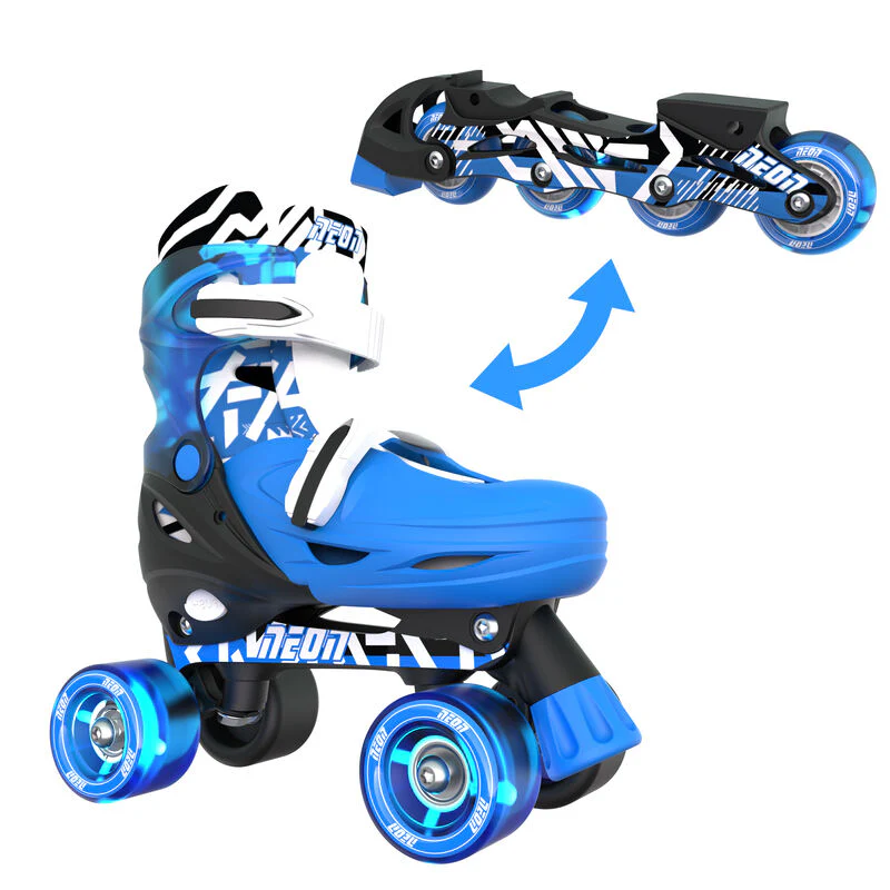 Neon Combo Skates - Goteki Blue - Image 9