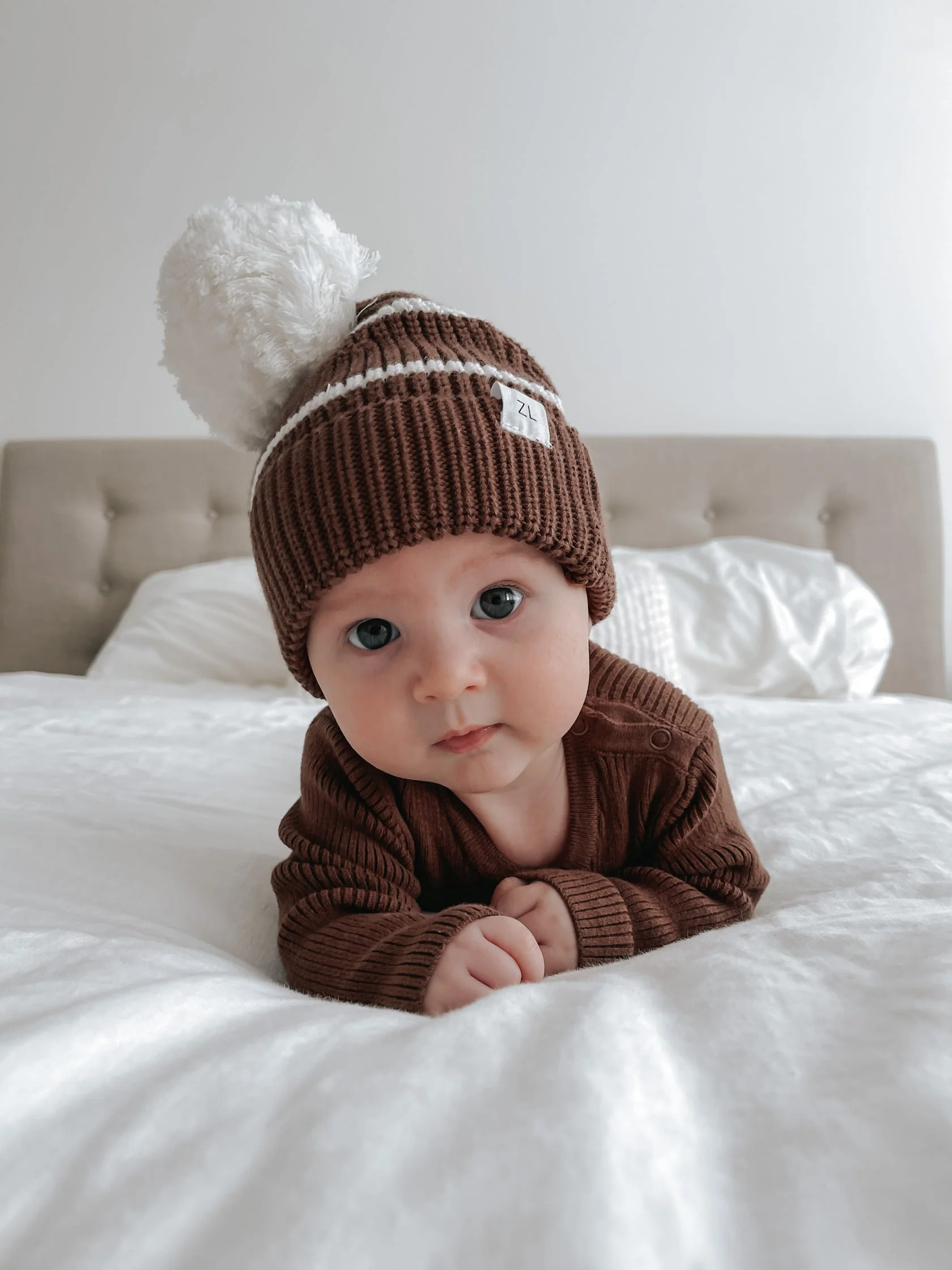 Ziggy Lou - Beanie | Chocolate Stripe - Image 2