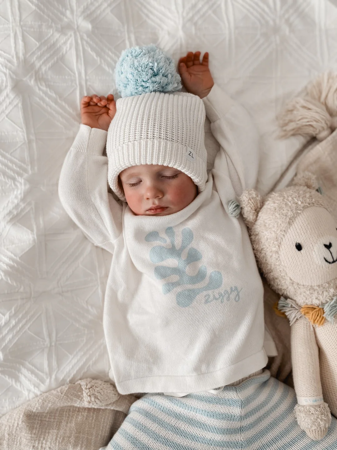 Ziggy Lou - Beanie | Milk / Cloud - Image 4