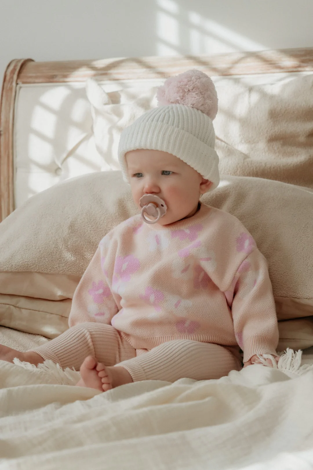 Ziggy Lou - Beanie | Milk / Orchid - Image 4