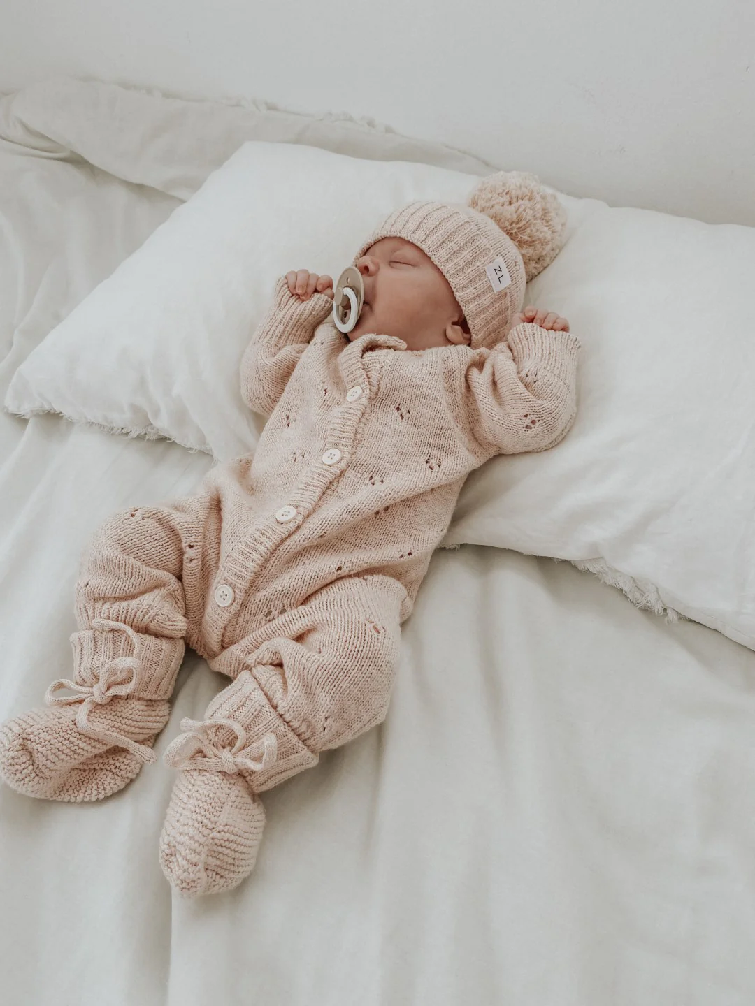 Ziggy Lou - Classic Knit Romper | Petal - Image 2