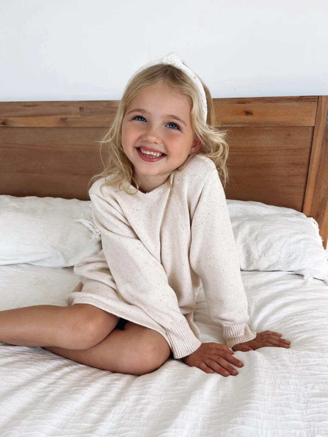 Ziggy Lou - Long Sleeve Dress | Biscotti Fleck - Image 3